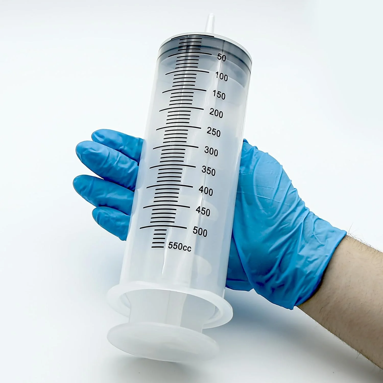 Large Syringe 500 ml Reusable Liquid Syringe with Catheter Plastic Syringe with Large Capacity for Laboratory, Industrial, Garden and Pet Feeding 500ml - Image 4
