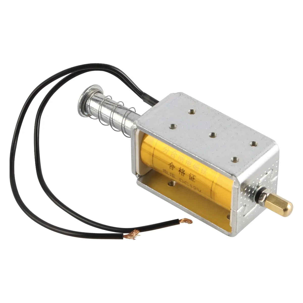 Laroal DC 12V 35mm Hub Electromagnet VS1 Load Switch Electromagnetic Coil Push Pull Electromagnetic Coil with Spring Return 8A for Vending Machines, Transport Equipment - Image 4