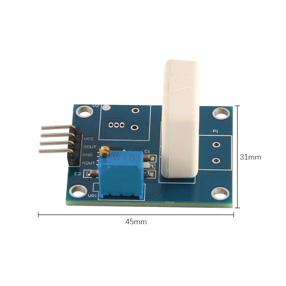 Laroal Hall Power Sensor Reverberation Sensor DC 5V 35A Short Circuit Overcurrent Protection Detector WCS1800 Suitable for Current Detection - Image 7