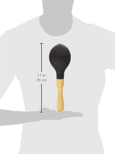 Latin Percussion LP281R Refillable Maracas, Black - Image 2