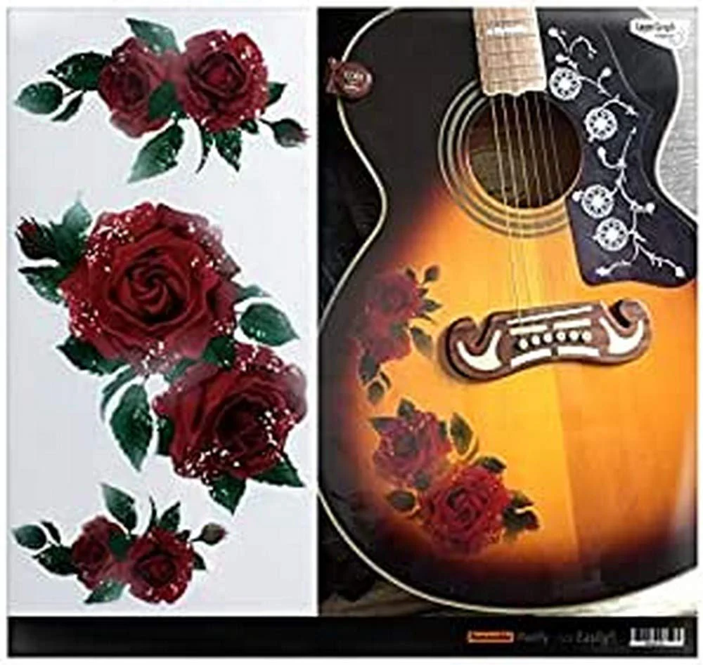 Layer Graph Stickers For Guitars & Bass - English Rose - Image 7