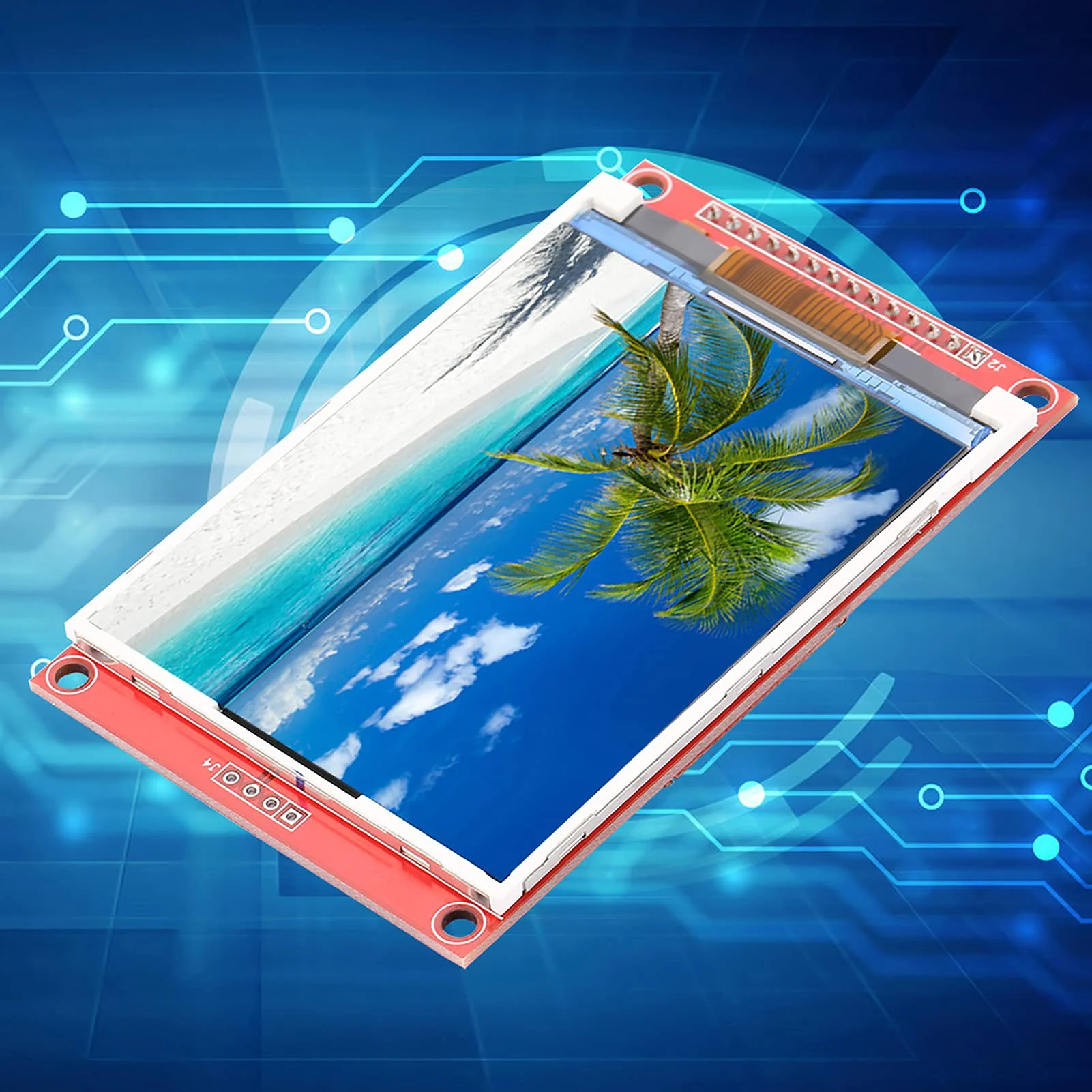 LCD Display Module 3.2 Inch Display TFT 320 240 3.2 Ili9341 3.2 240*320 TFT LCD Display Module 4 Wire SPI TFT LCD Screen with Card Cage TFT Display Module (with Touch) - Image 5