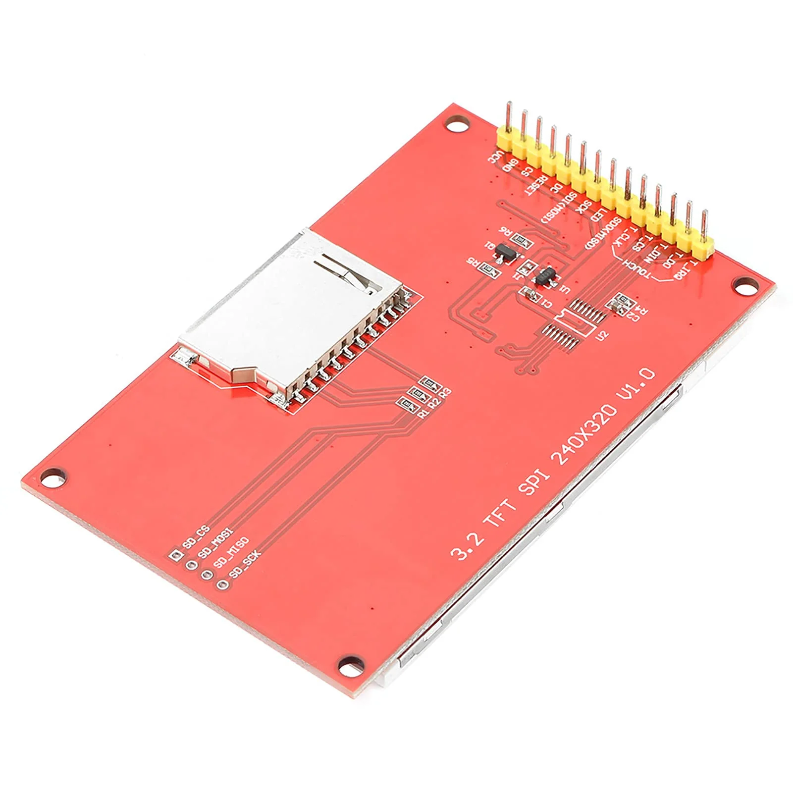 LCD Display Module 3.2 Inch Display TFT 320 240 3.2 Ili9341 3.2 240*320 TFT LCD Display Module 4 Wire SPI TFT LCD Screen with Card Cage TFT Display Module (with Touch) - Image 9