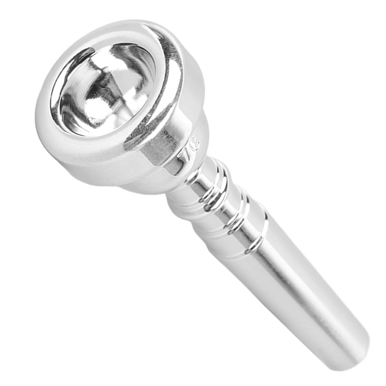 Lead Trumpet Mouthpieces, 3C Mouthpieces for Musical Instruments, Silver Plated Trumpet Mouthpiece for Beginners, Professionals Players and Music Instrument Enthusiasts - Image 8