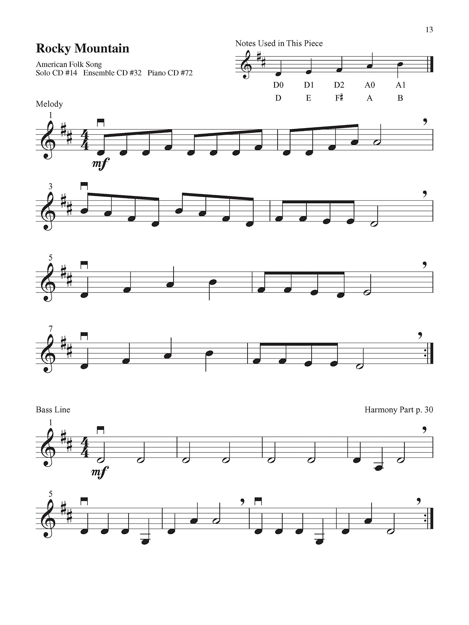 Learning Together: Sequential Repertoire for Solo Strings or String Ensemble (Violin), Book & Online Audio - Image 5