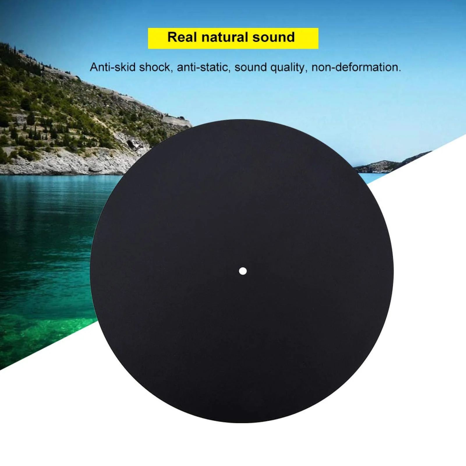 Leather Record Pad Replacement Soft Flat Record Mat Anti-Static Turntable Pad Felt(Thickness 1.5MM)(Thickness 1.5MM) - Image 8