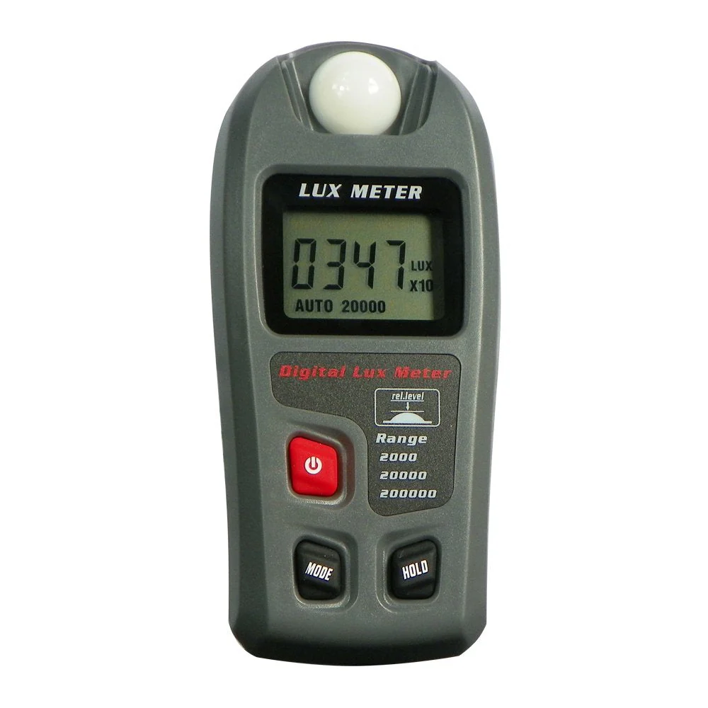 Leaton Digital Luxmeter/Digital Illuminance Light Meter lux meter with LCD Display(Range: 0.1~200,000 Lux Luxmeter, 0.01~20,000Fc) - Image 2