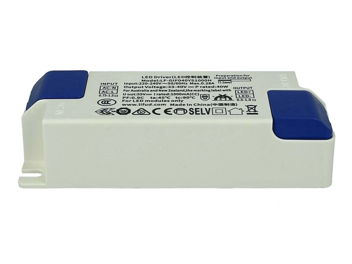 LED Driver DC 1000mA 33V-40V DC 40W Constant Current Supply for LED Panel 60 x 60 cm - Image 2