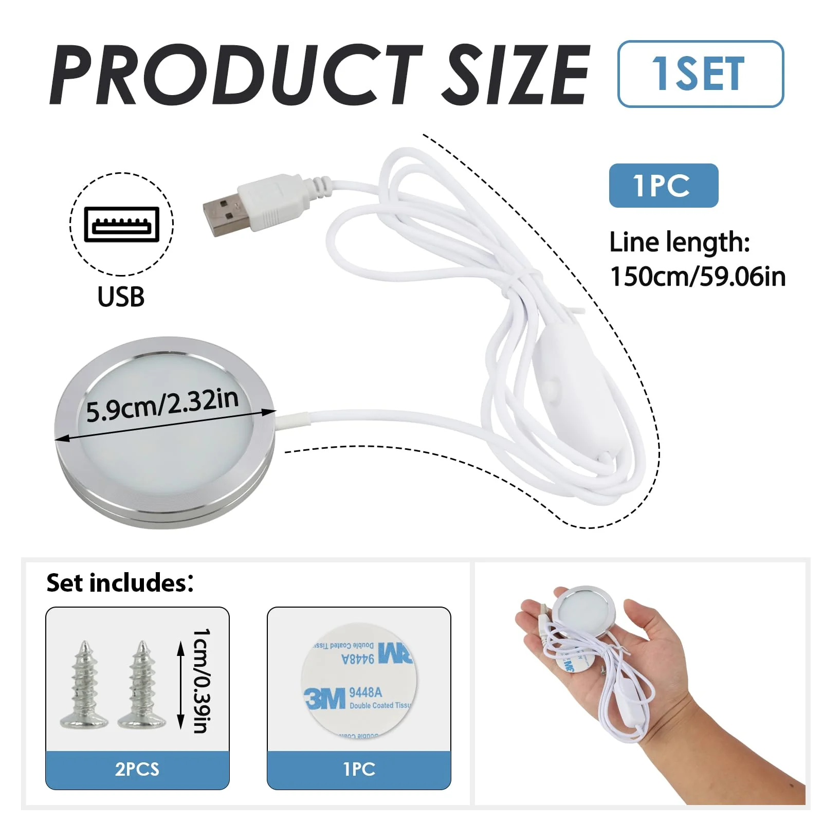 LED Lamp Lighting Set for 3D Printer Models, Compatible with Bambu Lab LED Lighting Set 001, Versatile with Various Lampshade Models, LED Lights, Can DIY LED Lights (1) 1 - Image 2