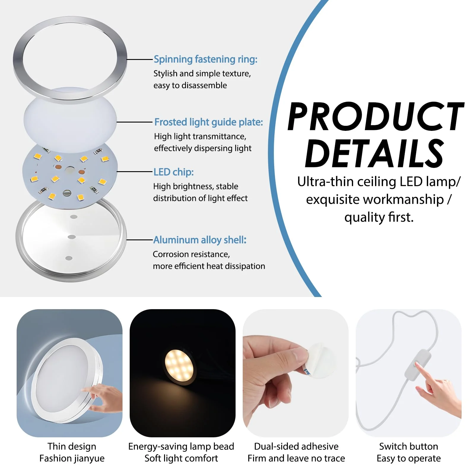 LED Lamp Lighting Set for 3D Printer Models, Compatible with Bambu Lab LED Lighting Set 001, Versatile with Various Lampshade Models, LED Lights, Can DIY LED Lights (1) 1 - Image 3
