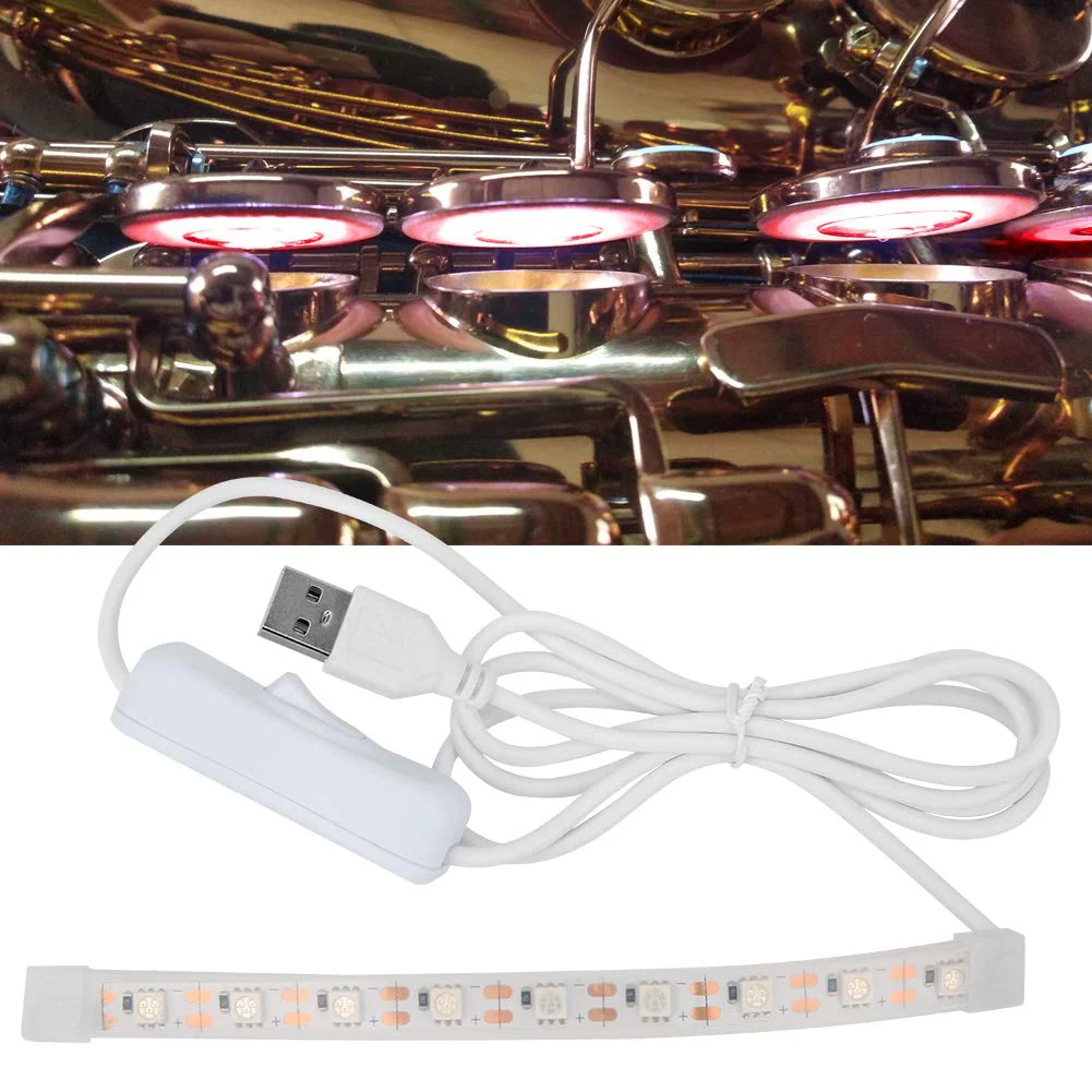 Led Leak Light Repair Tool，Led Leak Light Repair Tool Red Lighting For Saxophone Flute Wind Instrument Detection Usb For Saxophone, Clarinet, Flute And Other Woodwind Instruments Played Accessories - Image 7