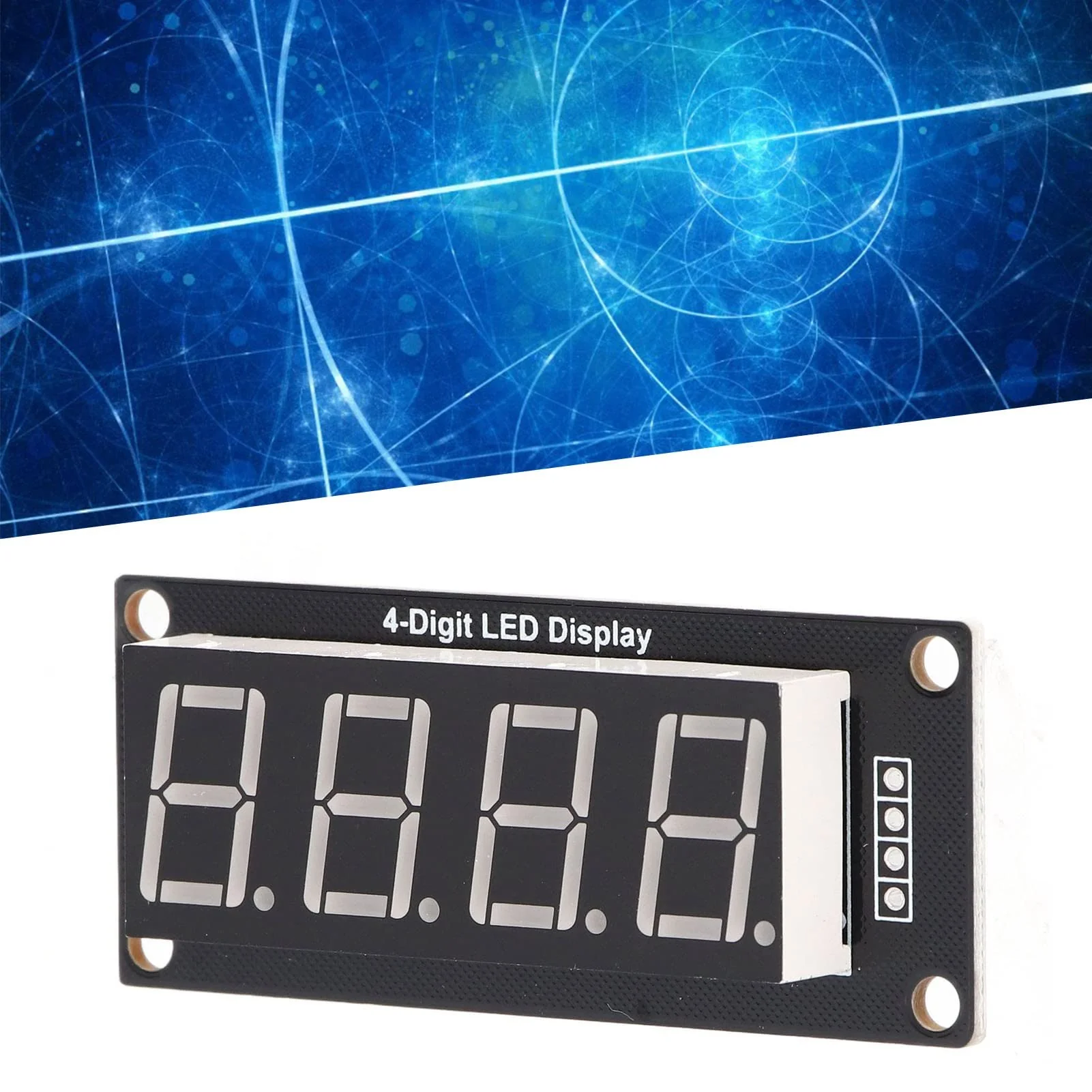 LED Segment Digital Display Module 0.56 Inch 4 Digit 7 Segment PCB Clock Module LED Display Tube Red Pack of 4 - Image 4