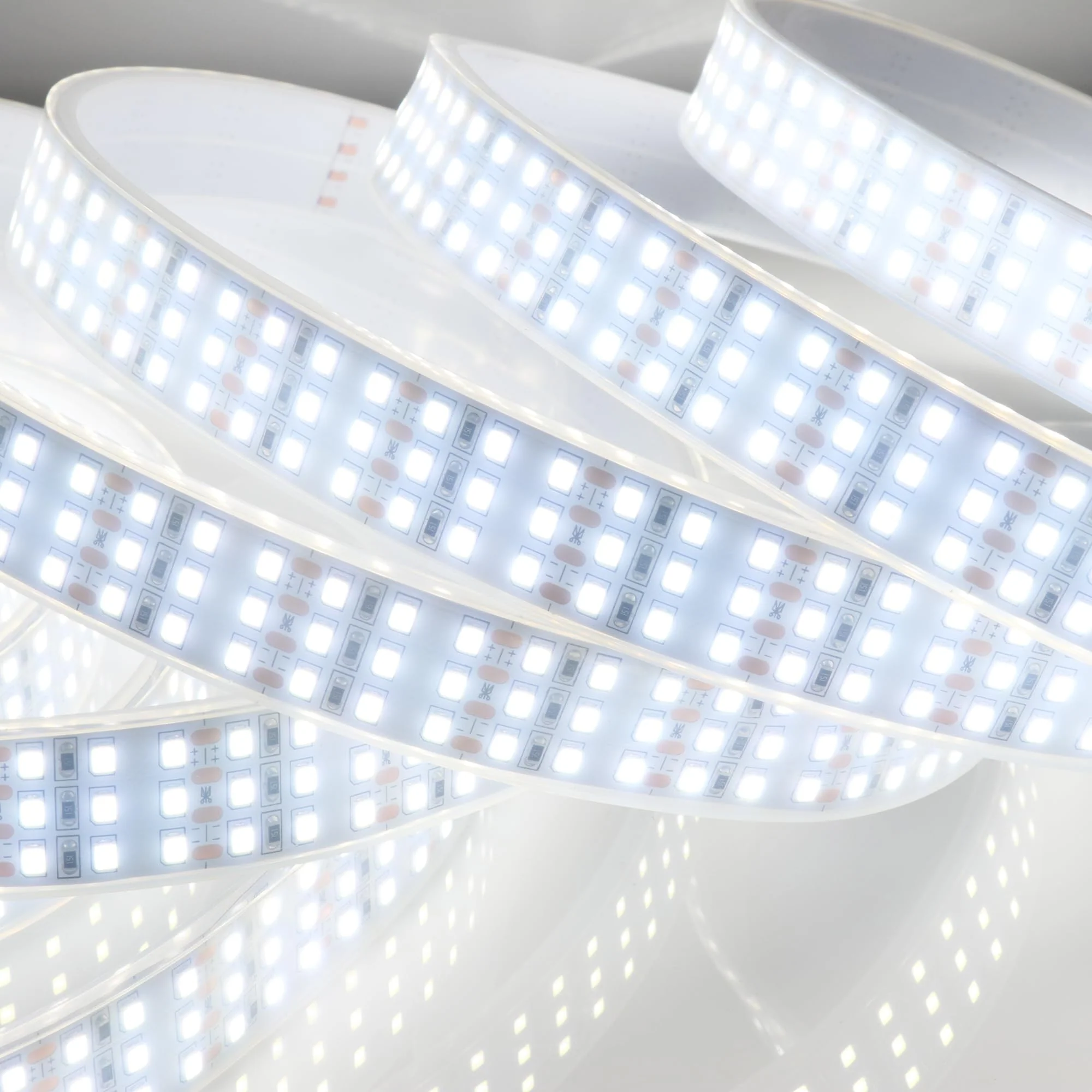 LEDENET 16.4Ft Super Bright Triple Row LED Strip Lights, Daylight White 6000K DC12V 1800LEDs Dimmable Flexible Truck LED Tape Lights, Outdoor Waterproof IP67 Wheel Light Strips - Image 4