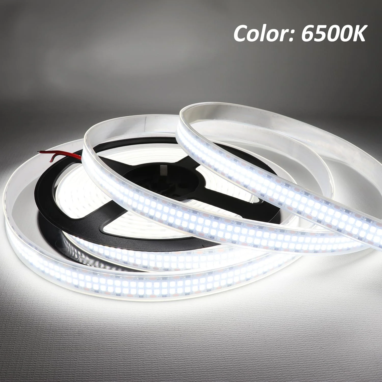 LEDENET LED Strip Lights Cold White 6500K 16.4ft/5M Double Row 2835 SMD 2400LEDs DC 24V Daylight Bright Dimmable Flexible LED Tape Light Waterproof IP67 Outdoor Lighting(No Adapter and Dimmer) - Image 4