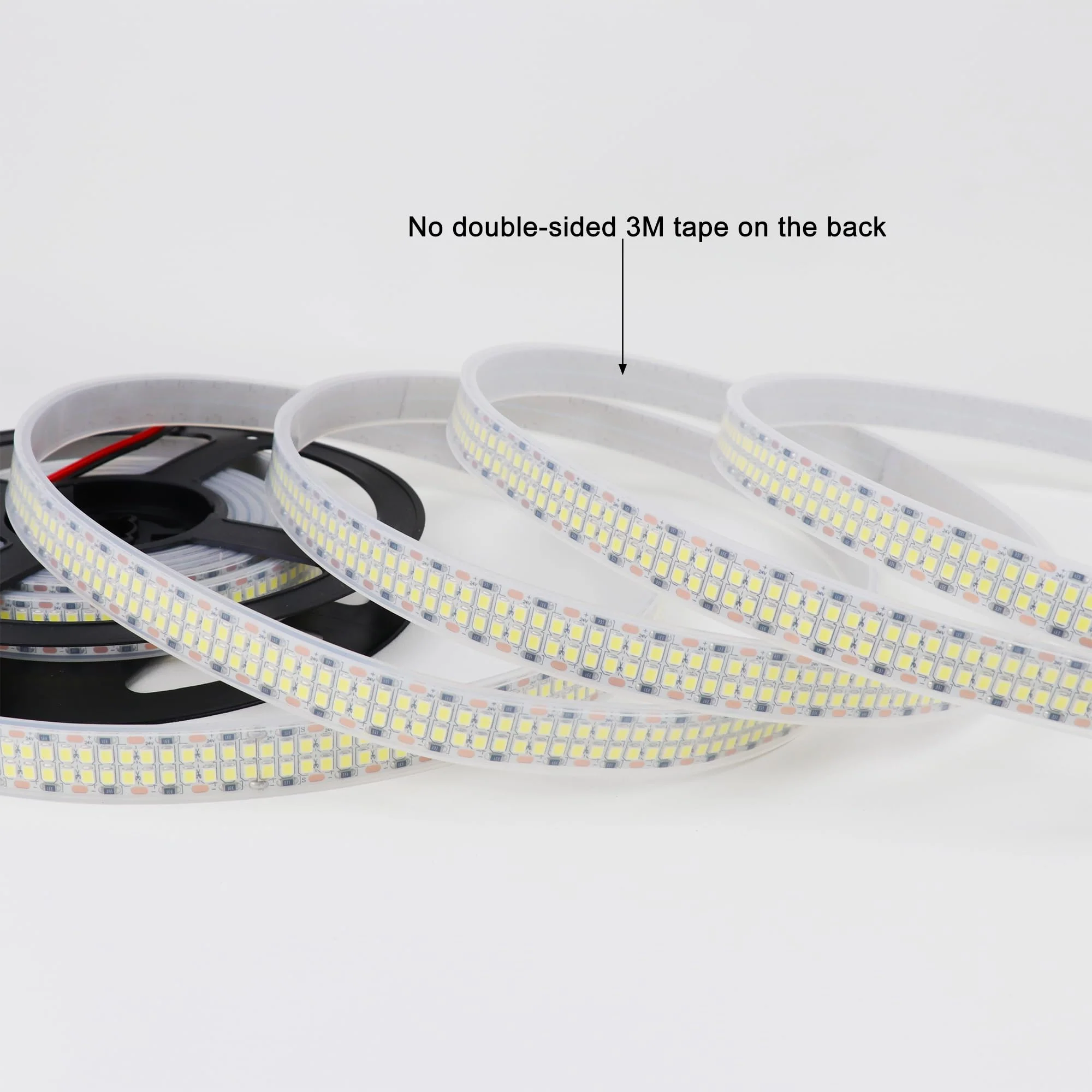 LEDENET LED Strip Lights Cold White 6500K 16.4ft/5M Double Row 2835 SMD 2400LEDs DC 24V Daylight Bright Dimmable Flexible LED Tape Light Waterproof IP67 Outdoor Lighting(No Adapter and Dimmer) - Image 6