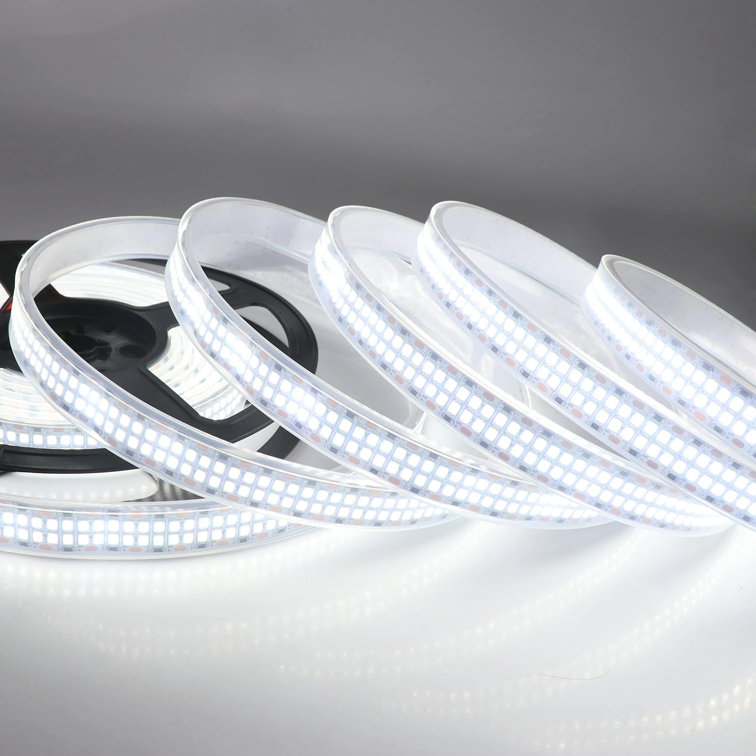 LEDENET LED Strip Lights Cold White 6500K 16.4ft Double Row 2835 SMD 2400LEDs DC 12V Daylight Bright LED Tape Light Flexible Dimmable Ribbon Lamp 5M Waterproof IP67 Outdoor Lighting Decor - Image 2