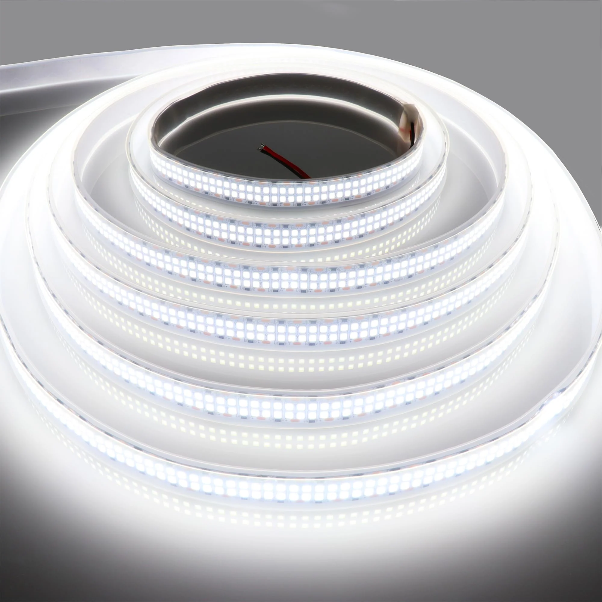 LEDENET LED Strip Lights Cold White 6500K 16.4ft Double Row 2835 SMD 2400LEDs DC 12V Daylight Bright LED Tape Light Flexible Dimmable Ribbon Lamp 5M Waterproof IP67 Outdoor Lighting Decor - Image 3