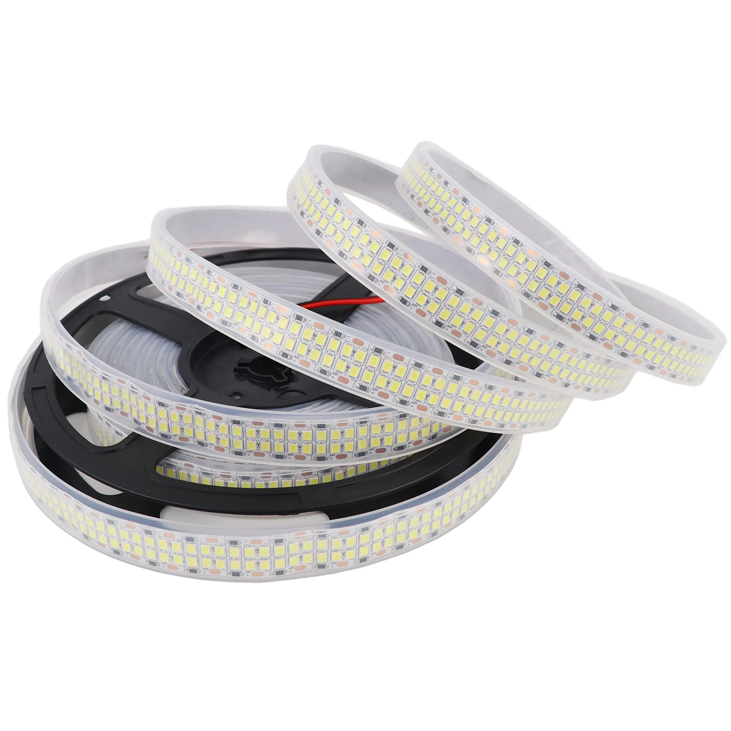 LEDENET LED Strip Lights Cold White 6500K 16.4ft Double Row 2835 SMD 2400LEDs DC 12V Daylight Bright LED Tape Light Flexible Dimmable Ribbon Lamp 5M Waterproof IP67 Outdoor Lighting Decor - Image 4