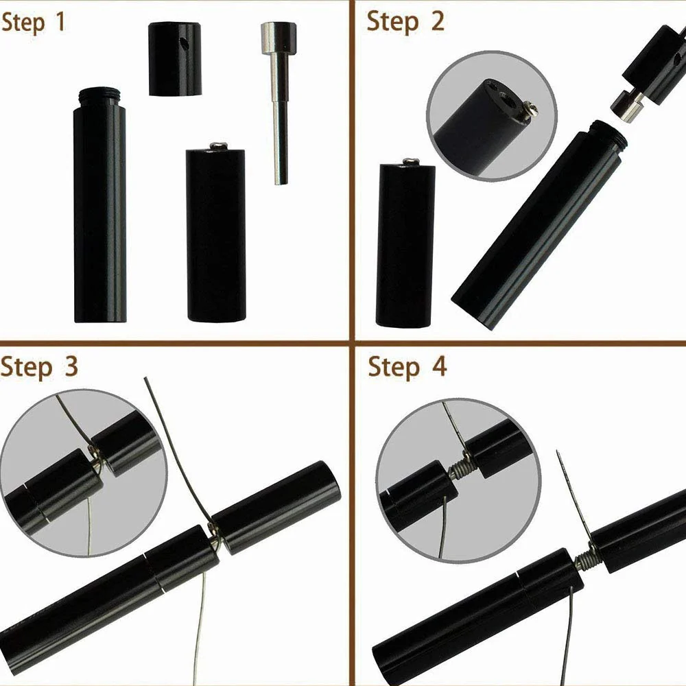 Leeko Coil DIY 5-in-1 Tool Electronic Cigarette Kit Mini Coil Multi Tool Changing Accessory Set (Black) Kit V3 - Image 4