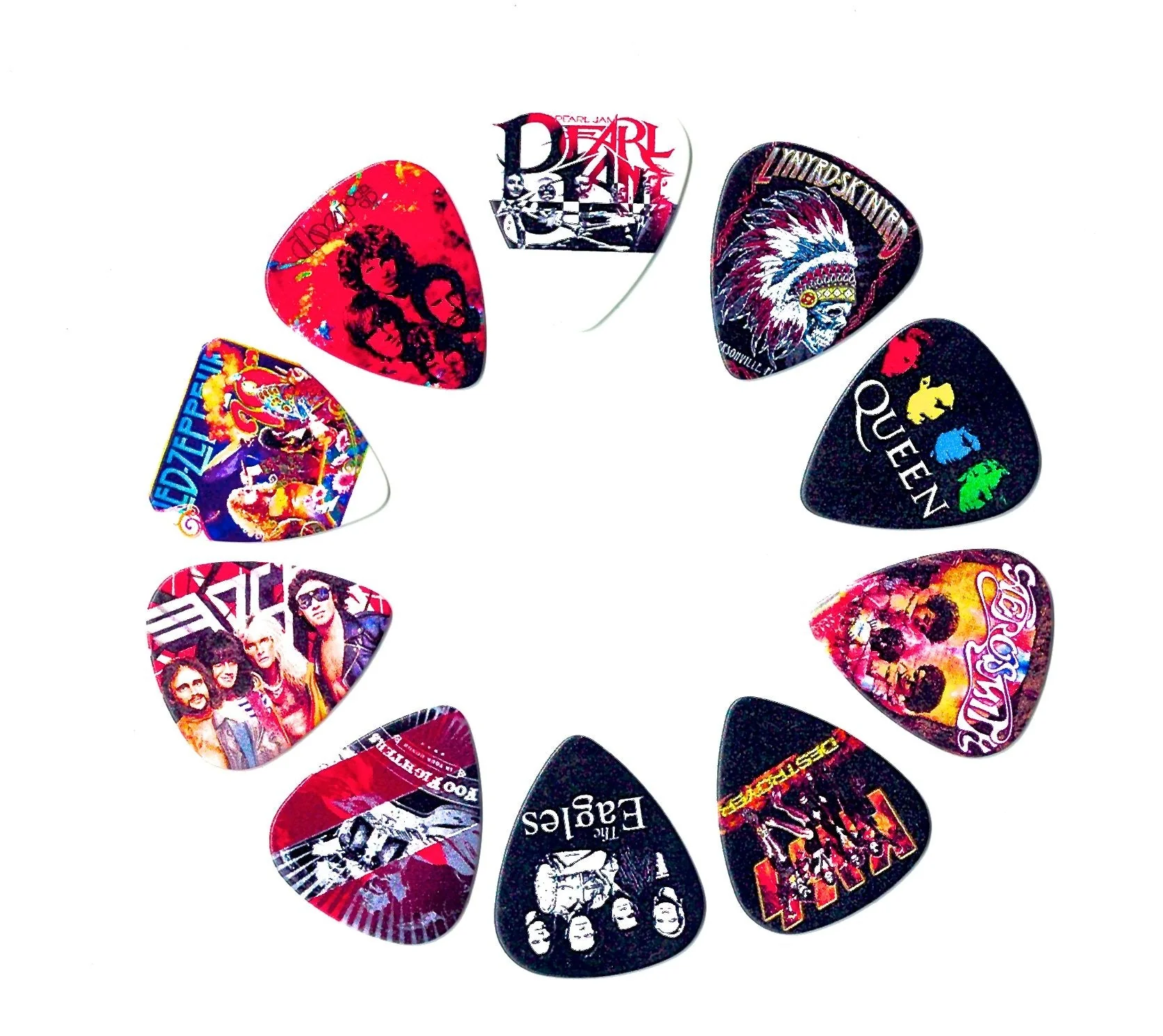 Legendary Bands Guitar Picks Volume II(10 medium picks in a packet)(For Music Lovers)… - Image 2