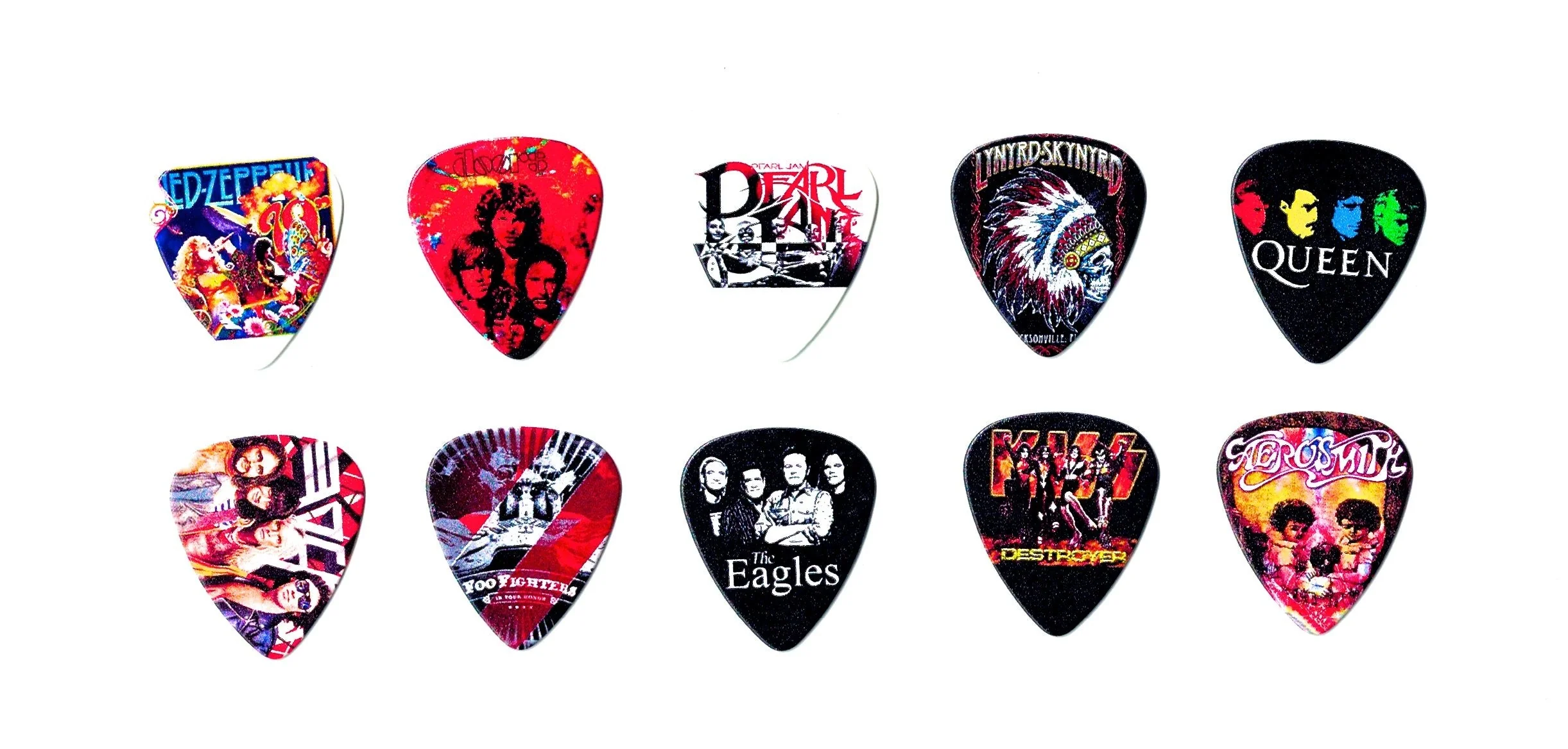Legendary Bands Guitar Picks Volume II(10 medium picks in a packet)(For Music Lovers)… - Image 3