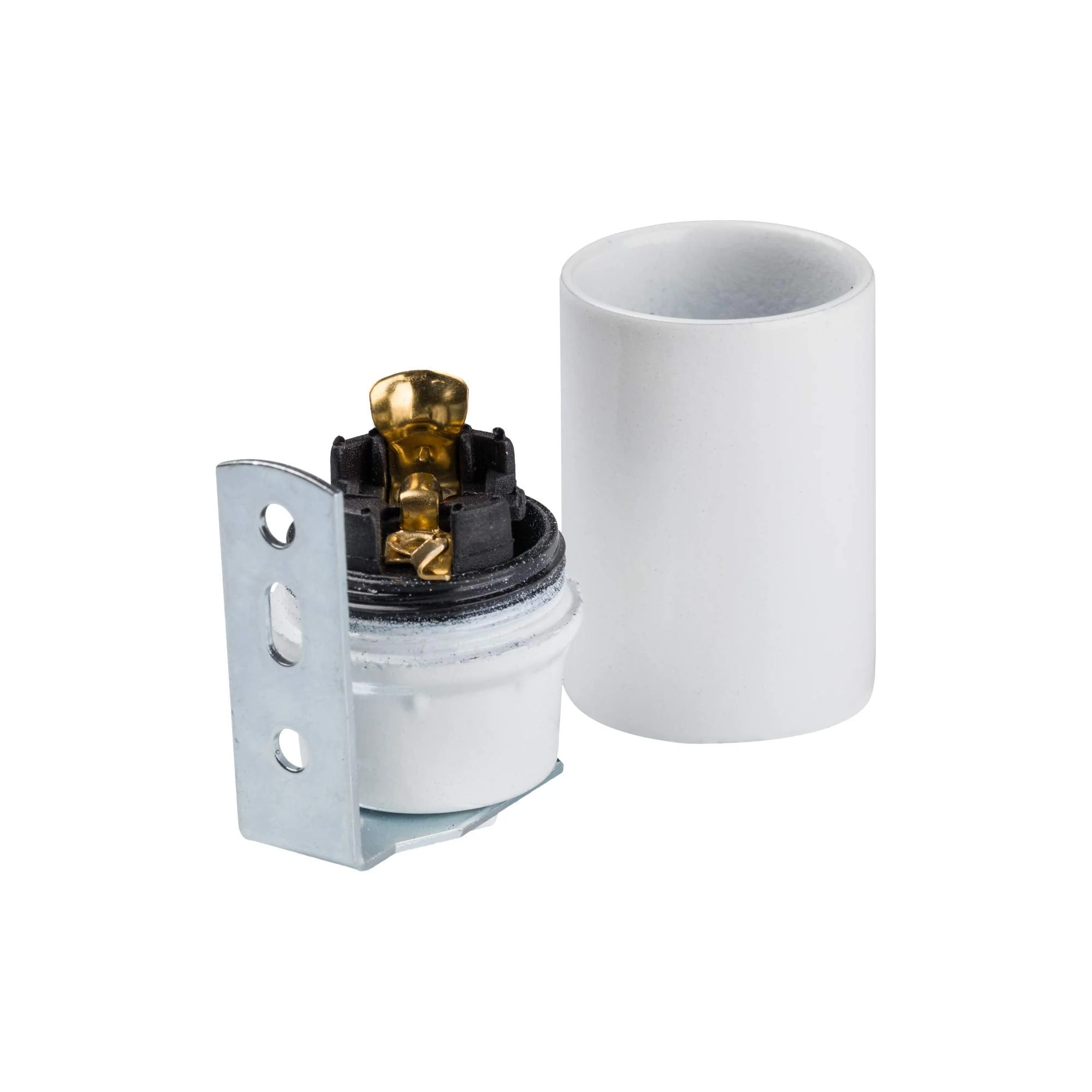 Legrand, E14 Wall Mounted Lamp Holder - White - Image 3