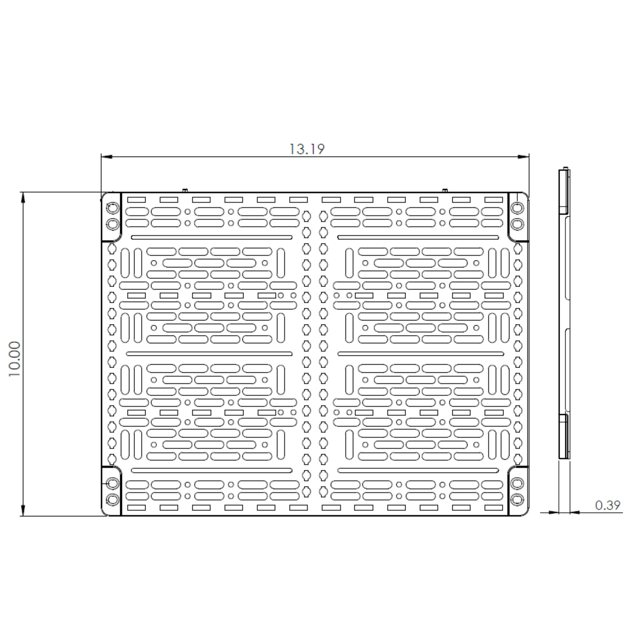 Legrand - OnQ Universal Mounting Plate 10 Inch, Secure Devices in Structured Media Enclosure Mounting Plate, Mounting Plate with 2 Rachet Clamps, Recessed Wall Plate to Organize Cable, White, AC1040F - Image 6