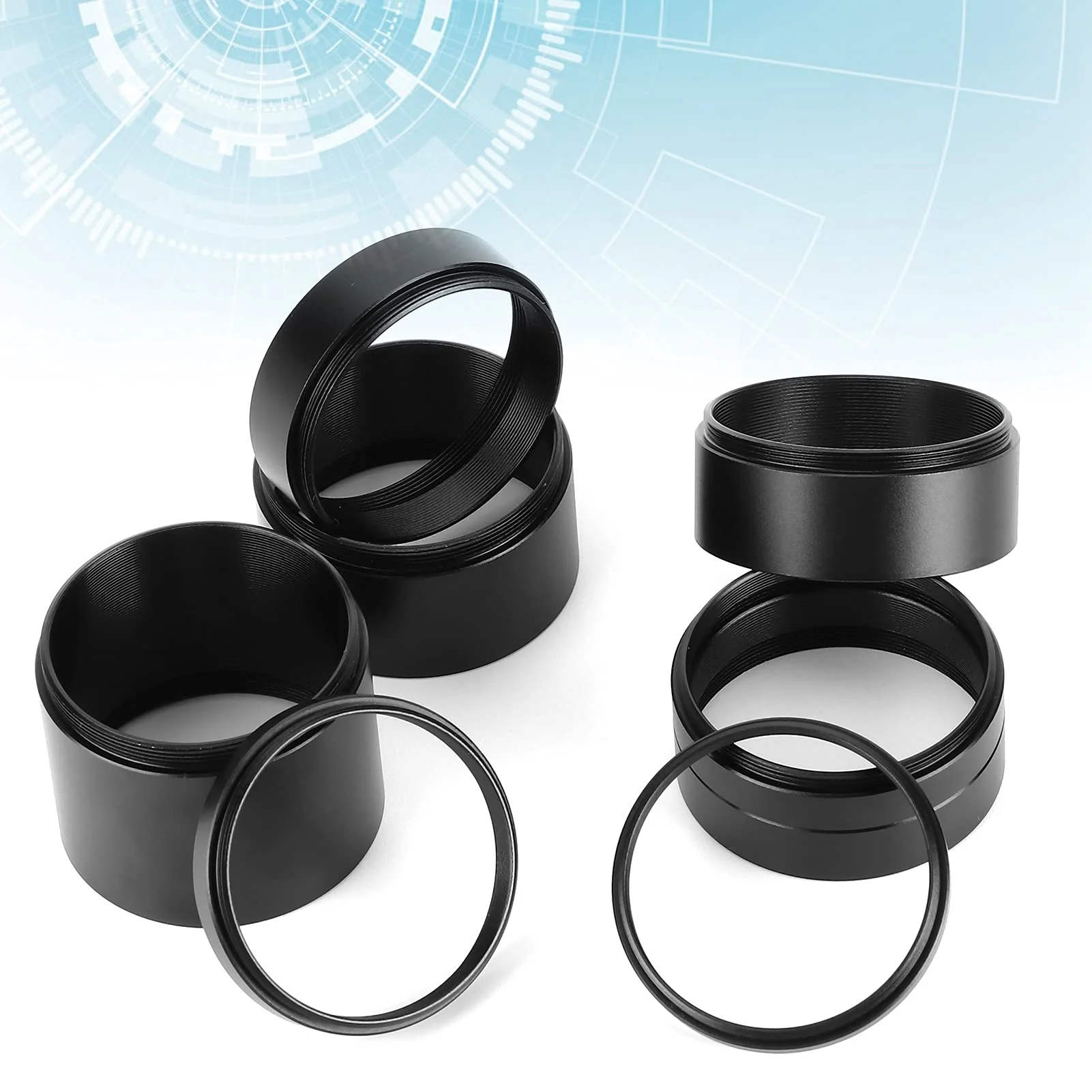 Lens Adapter Ring Extension Tube Kit,camera Tube Telescope Covers,variable Tube Microscope Lens M42 Extension Tubes Microscope Accessories 3/5/7/10/15/20/30mm Telescope Accessory For Observation - Image 6