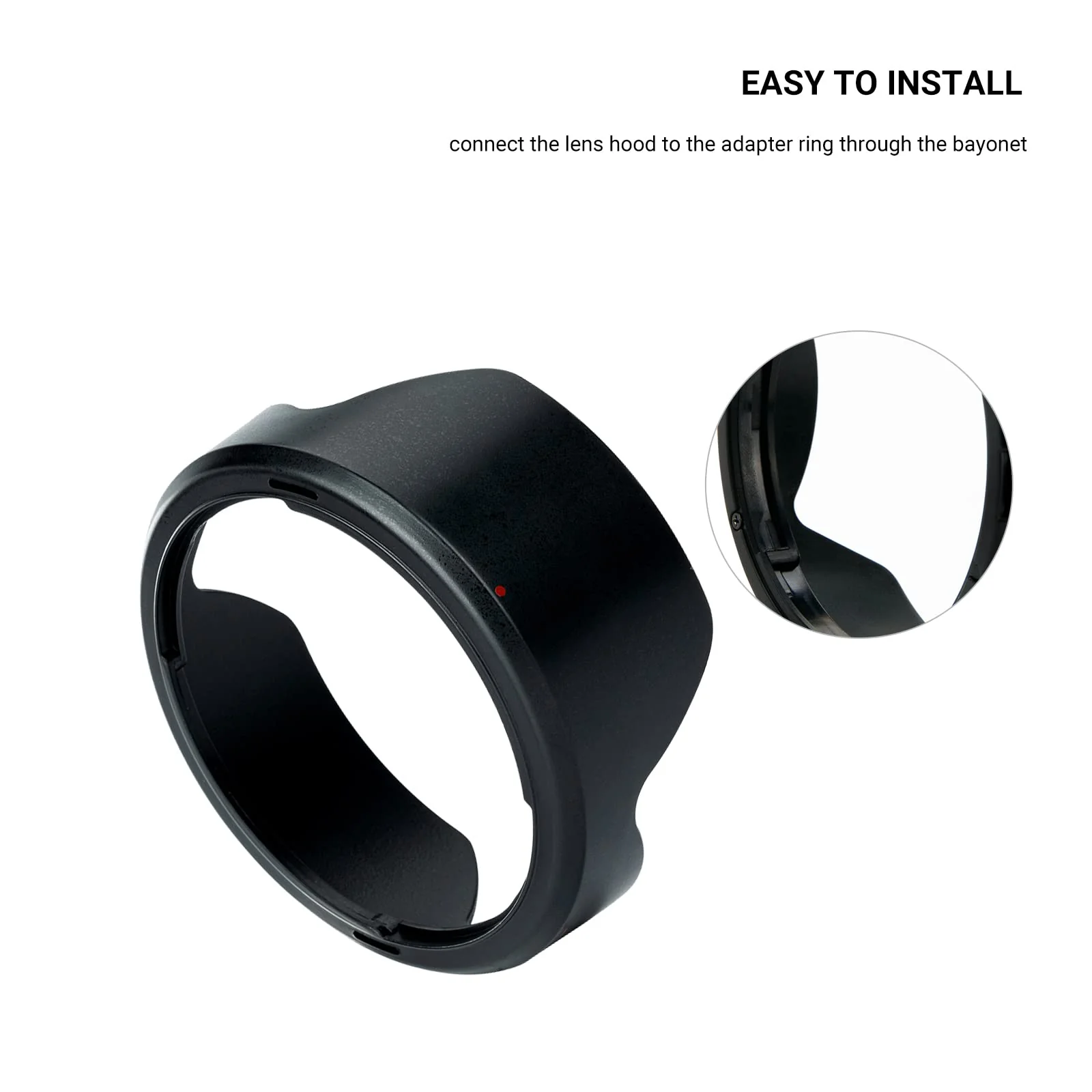 Lens Hood for Canon RF 15-30mm F4.5-6.3 is STM Lens on EOS R6 Mark II EOS R Series Camera, Reversible Lens Shade Replace Canon EW-73E Lens Hood, Compatible with 67mm Filters and 67mm Lens Cap Replace Can.EW-73E - Image 6