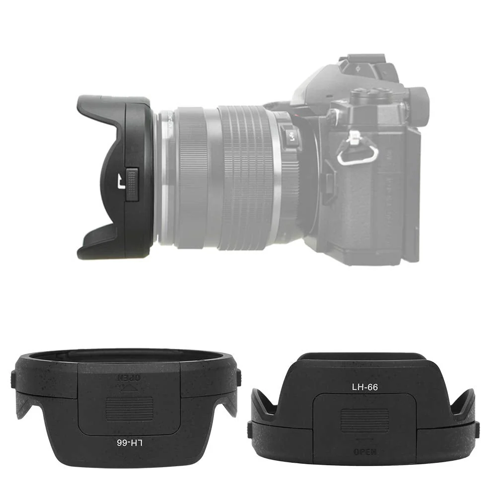 Lens Hood for M. ED 12 40mm F2.8 Lens Prevent Non Imaging Light, Avoid Haze, from Scratches, Compatible - Image 2