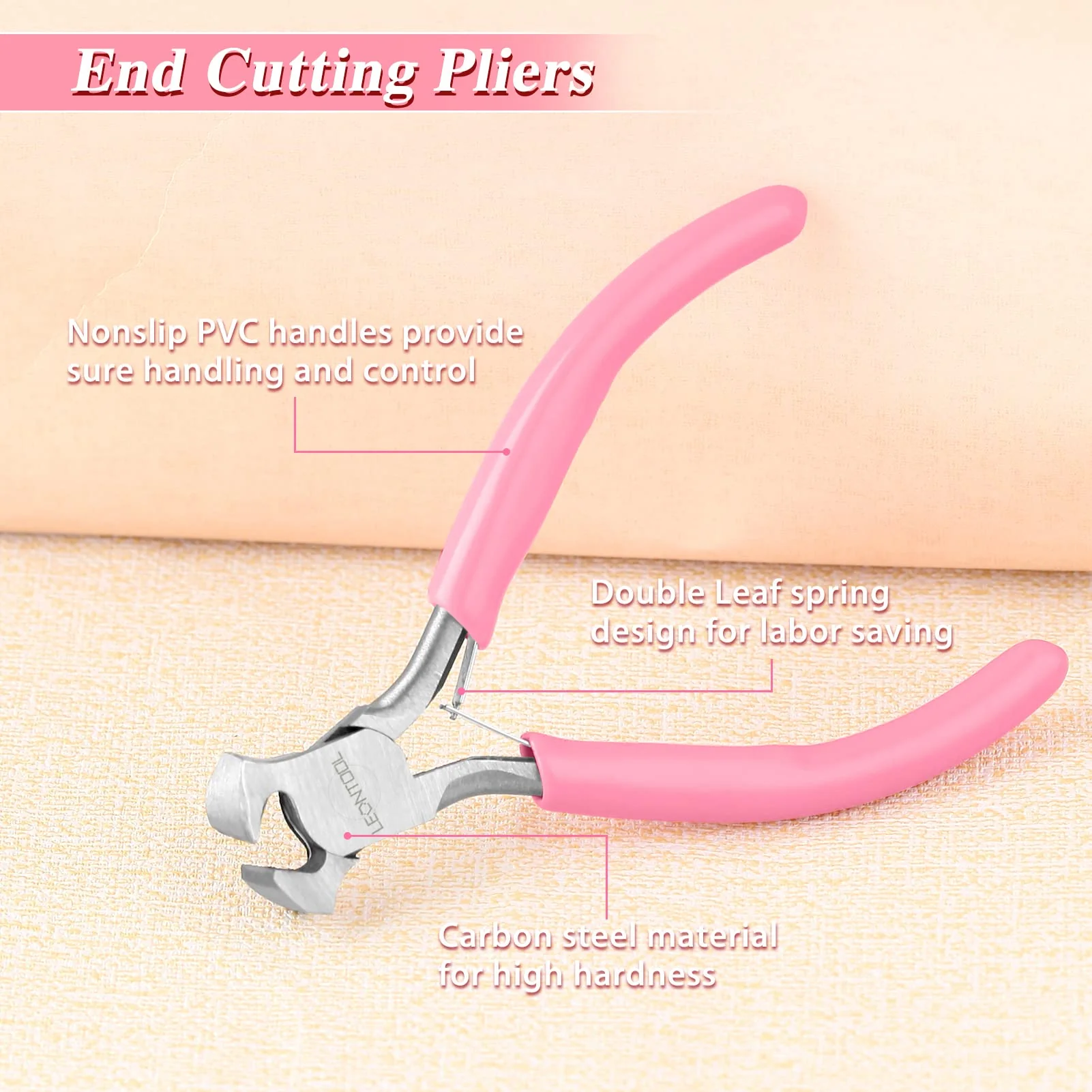 LEONTOOL 4" End Cutting Pliers End Cutter End Scissors Mini Jewelry Pliers Wire Cutter for Jewelry Making End Pliers Nail Puller Jewelry Making Accessories - Image 2
