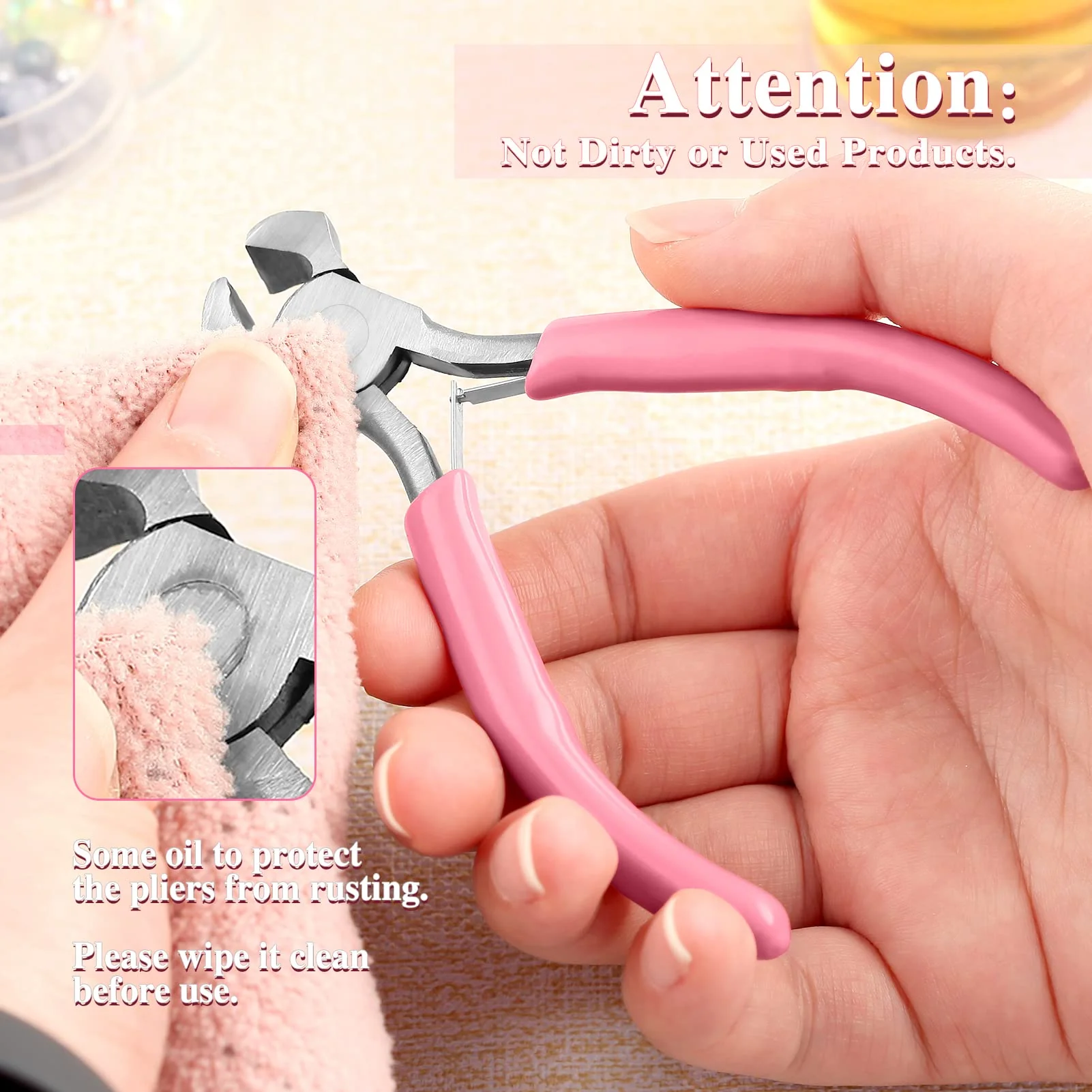 LEONTOOL 4" End Cutting Pliers End Cutter End Scissors Mini Jewelry Pliers Wire Cutter for Jewelry Making End Pliers Nail Puller Jewelry Making Accessories - Image 7
