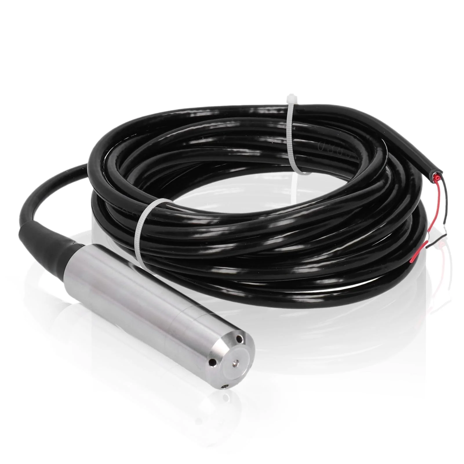 Level Indicator Cistern, Water Level Indicator Cistern, 0-10 m Water Level Sensor, Level Detector Made of Stainless Steel 304 Transmitter, Submersible Level Measurement for Fuel Water Indicator