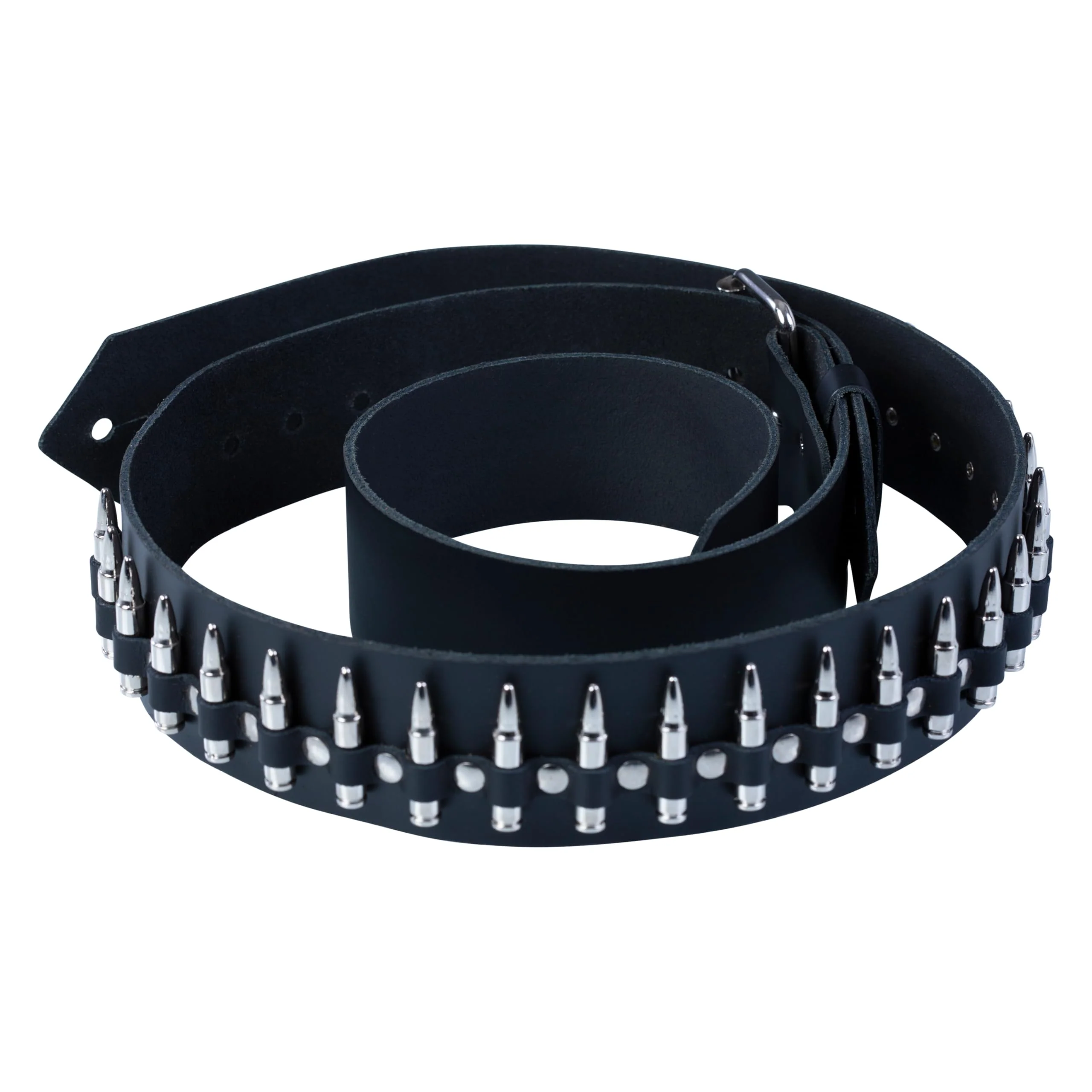 Levy's Leathers 2" Carving Leather Guitar Strap with Bullets,Black 6.3 inches x 7.8 inches x 3.25 inches Black - Image 4