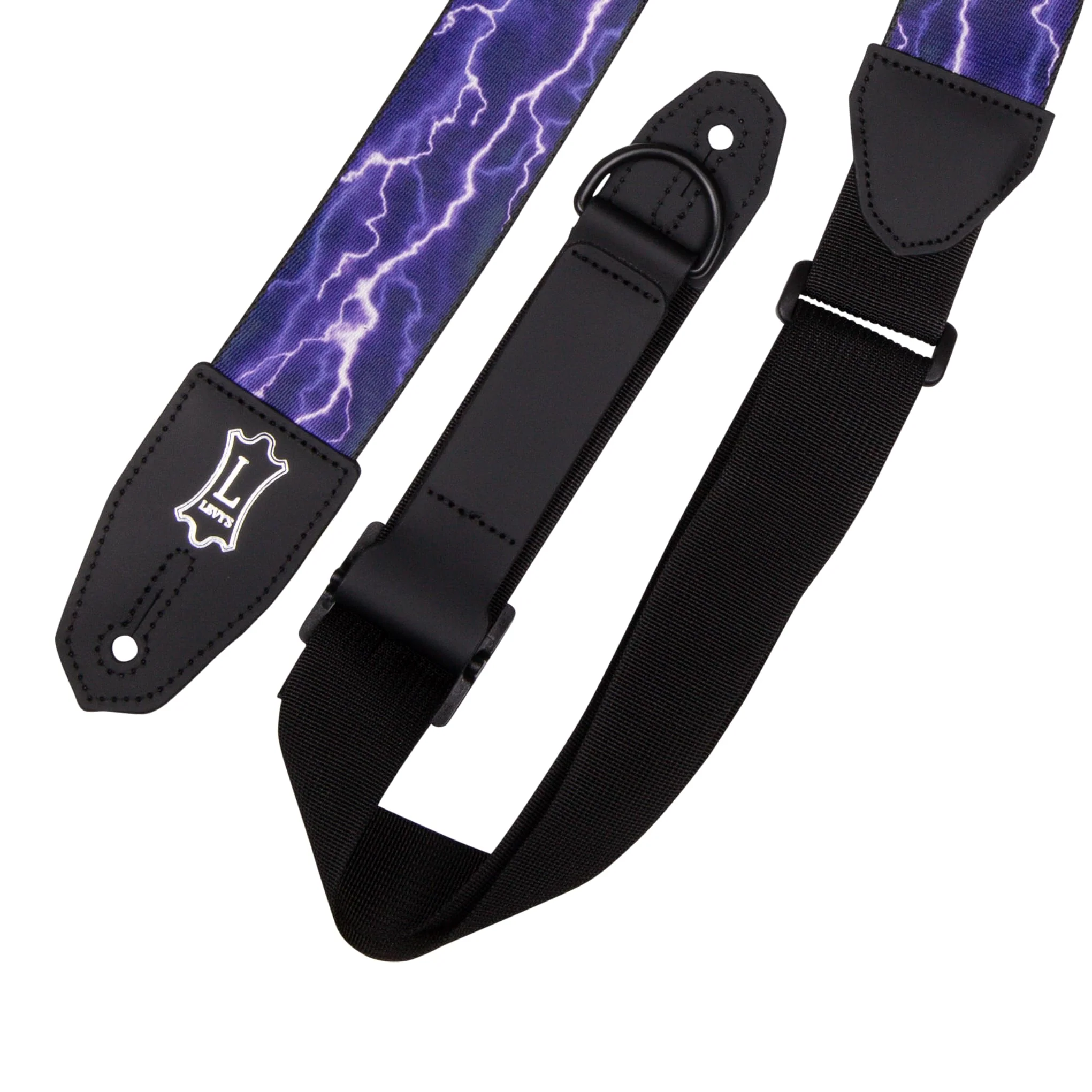 Levy's Leathers Ergonomic Right Height Straps Lightning Bolt - Image 3