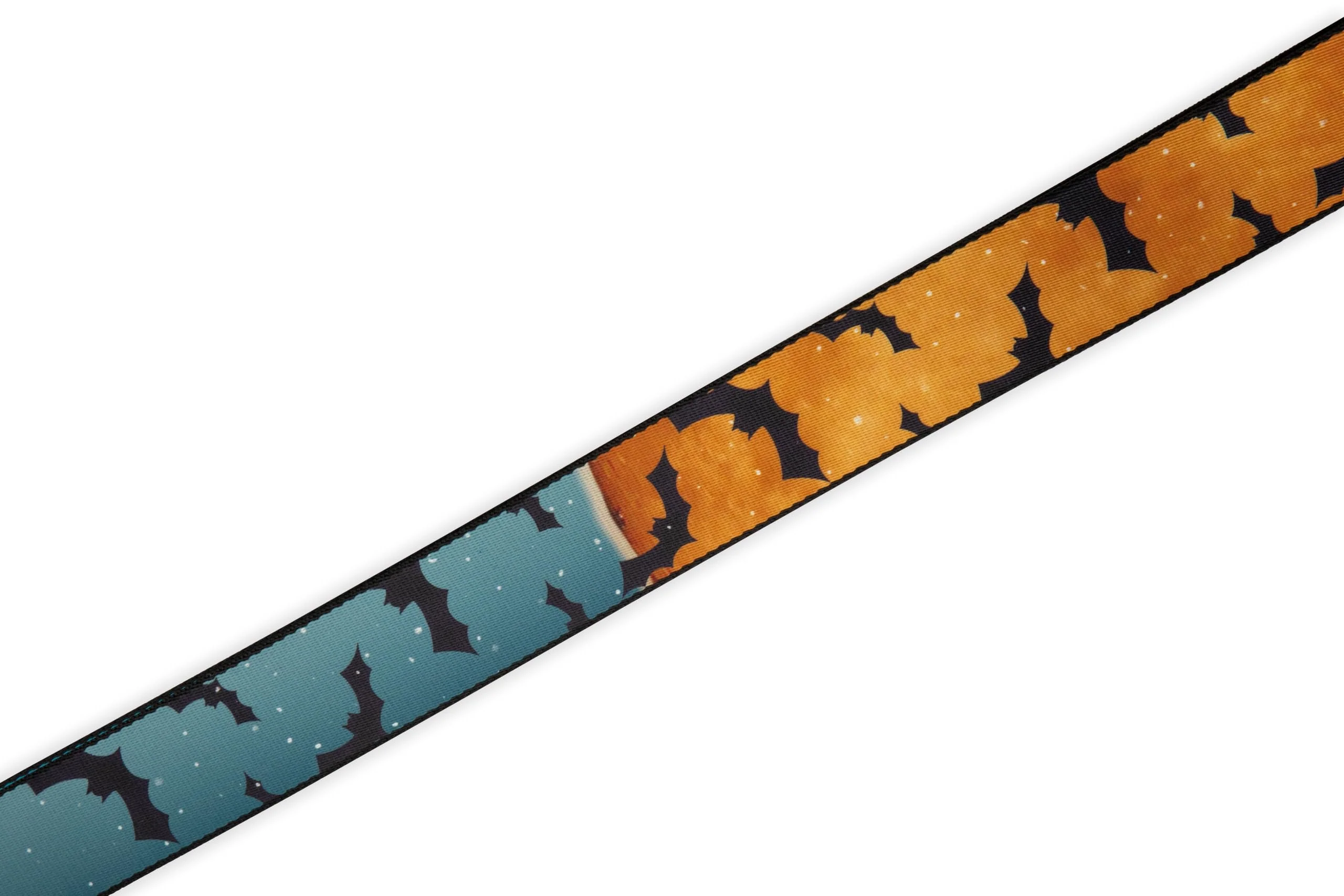 Levy's Leathers Halloween Guitar Strap 2" Wide Polyester with Tri-Glide Adjustment; Batty Witch (MP2H-003) - Image 3