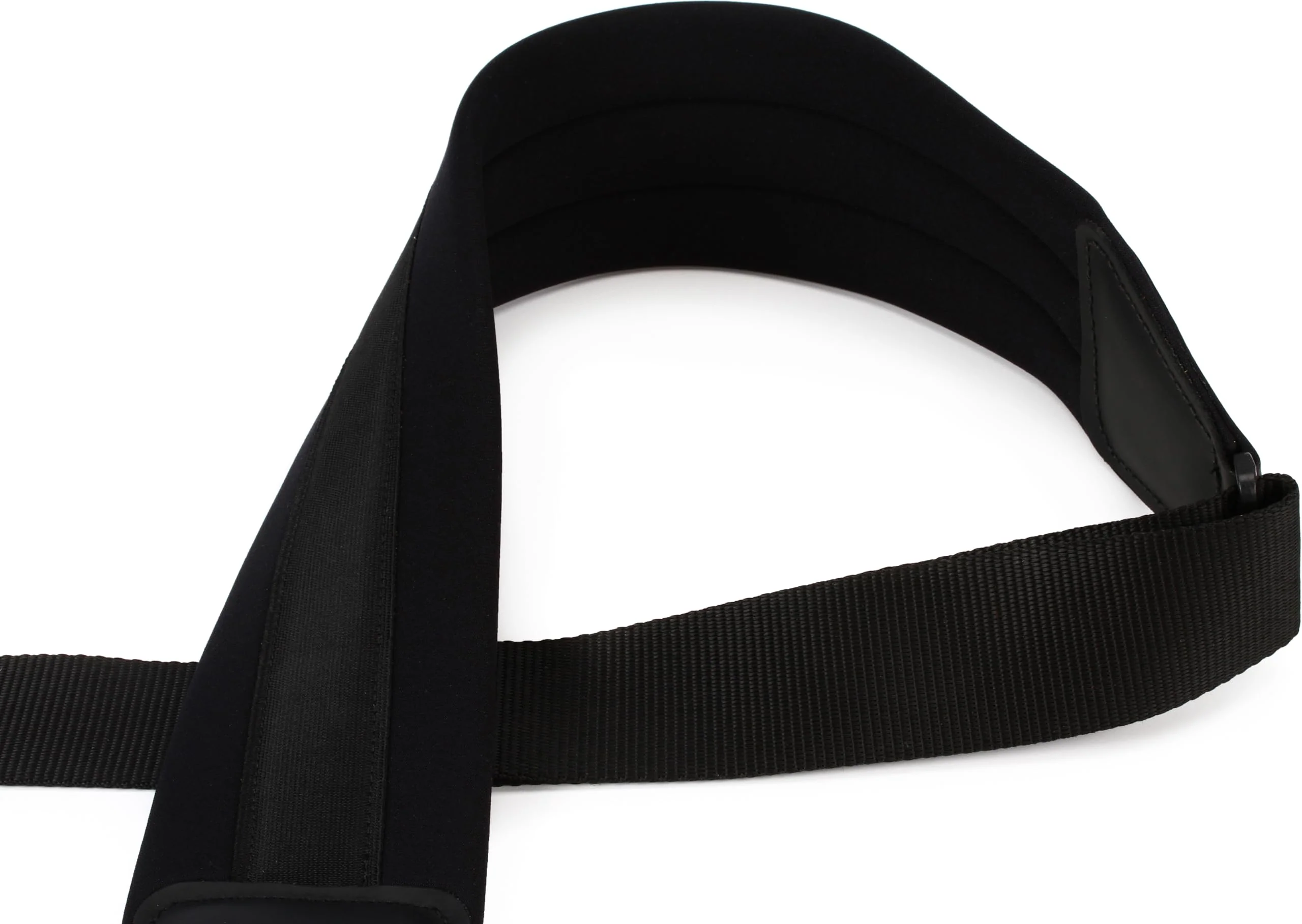 Levy's Leathers PM48NP3-BLK 3-1/2-Inch Neoprene Padded Acoustic Guitar Strap Black Standard - Image 4