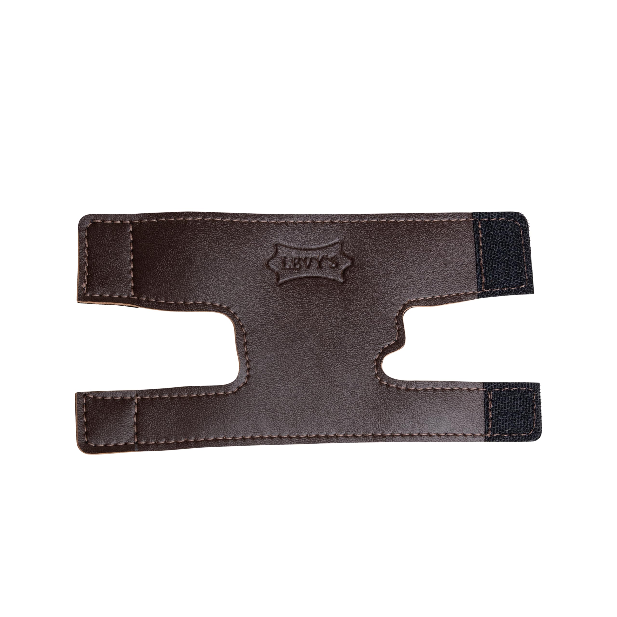 Levy's Leathers Vegan Leather Valve Guard for Trumpet; Brown (LVG1-VGNDBR) Dark Brown - Image 11
