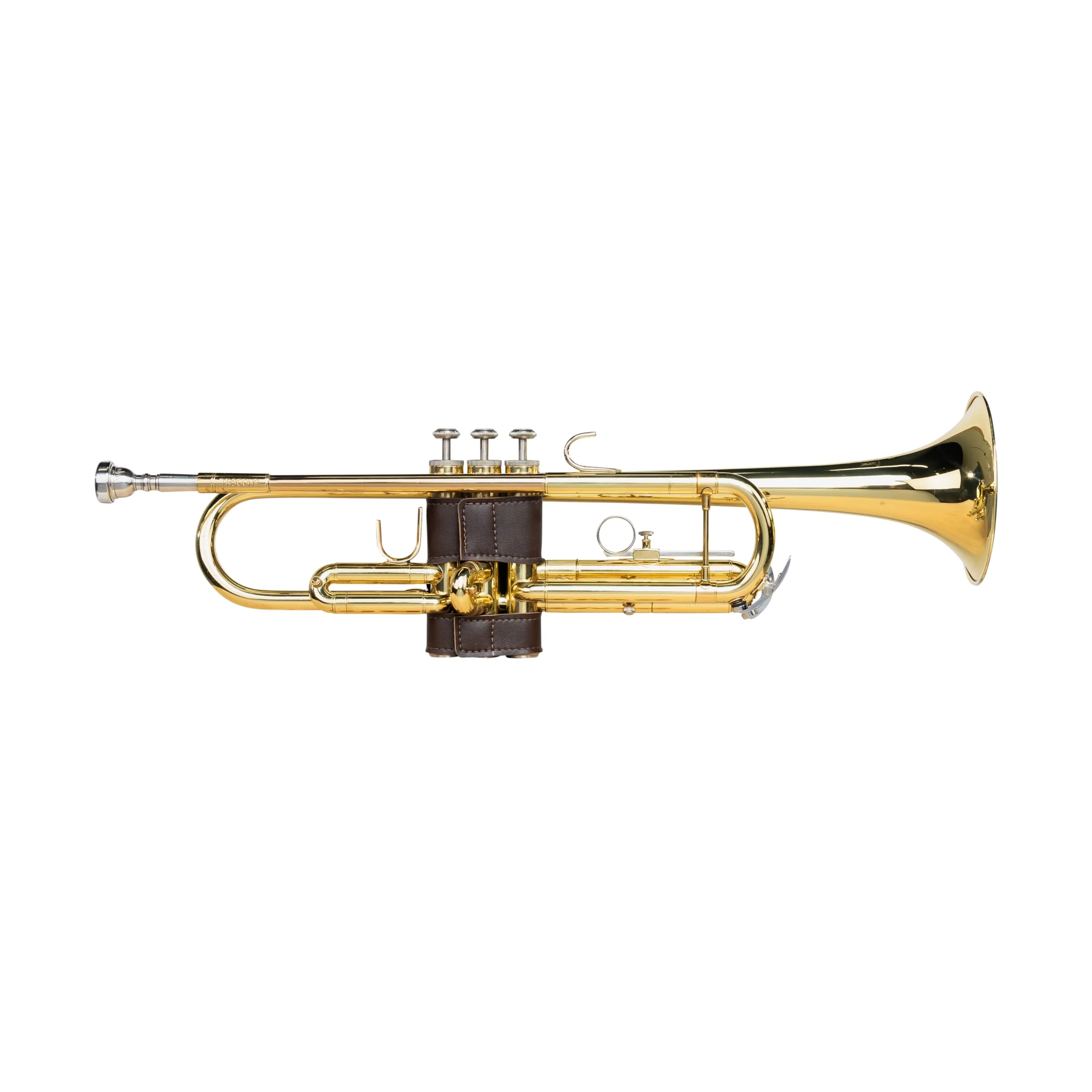 Levy's Leathers Vegan Leather Valve Guard for Trumpet; Brown (LVG1-VGNDBR) Dark Brown - Image 9