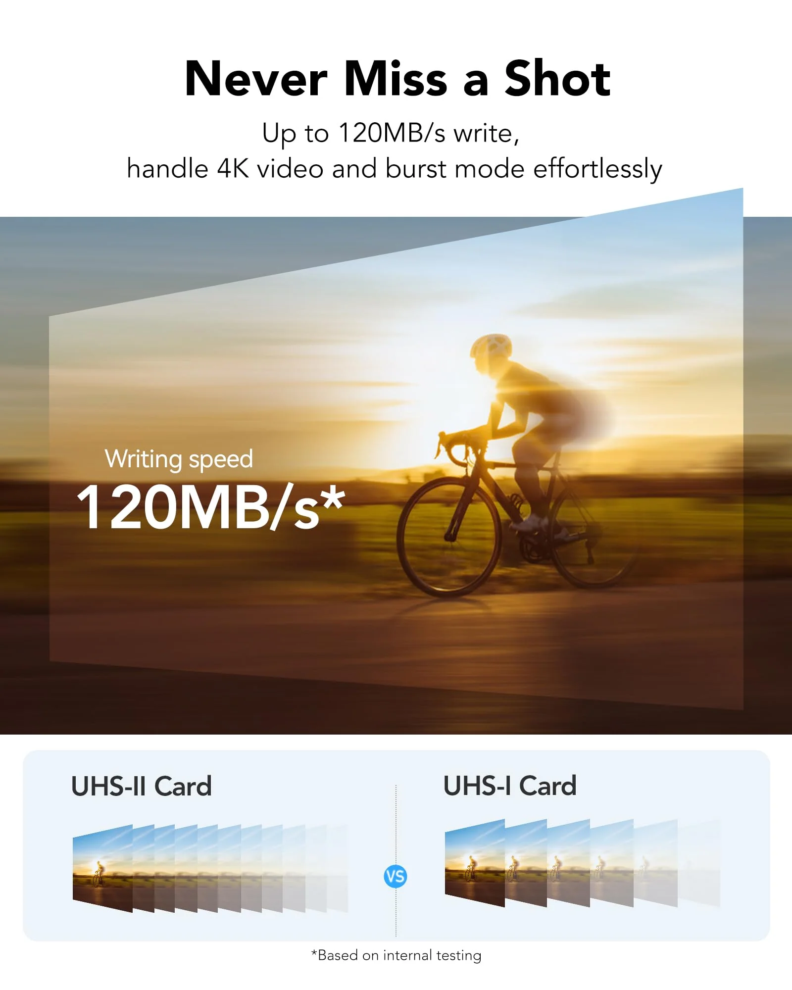 Lexar 128GB (2-PK) Professional SILVER PRO SDXC Memory Card, UHS-II, C10, U3, V60, Full-HD & 4K Video, Up To 280MB/s Read, for Professional Photographer, Videographer, Enthusiast (LSDSIPR128G-B2NNU) 2-Pack - Image 4