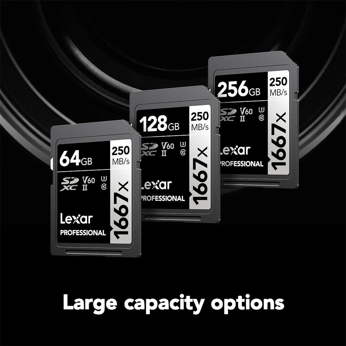 Lexar 256GB Professional 1667x SDXC Memory Card, UHS-II, C10, U3, V60, Full-HD & 4K Video, Up To 250MB/s Read, for Professional Photographer, Videographer, Enthusiast (LSD256CBNA1667) Single - Image 5