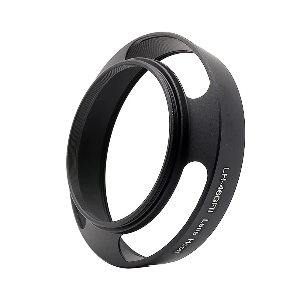 LH-46GFII Metal Lens Hood for Panasonic Lumix G 20mm f / 1.7 II ASPH Lens for Panasonic Lumix G 14mm f / 2.5 ASPH Lens lh-46gf II Camera Lens Shade - Image 2