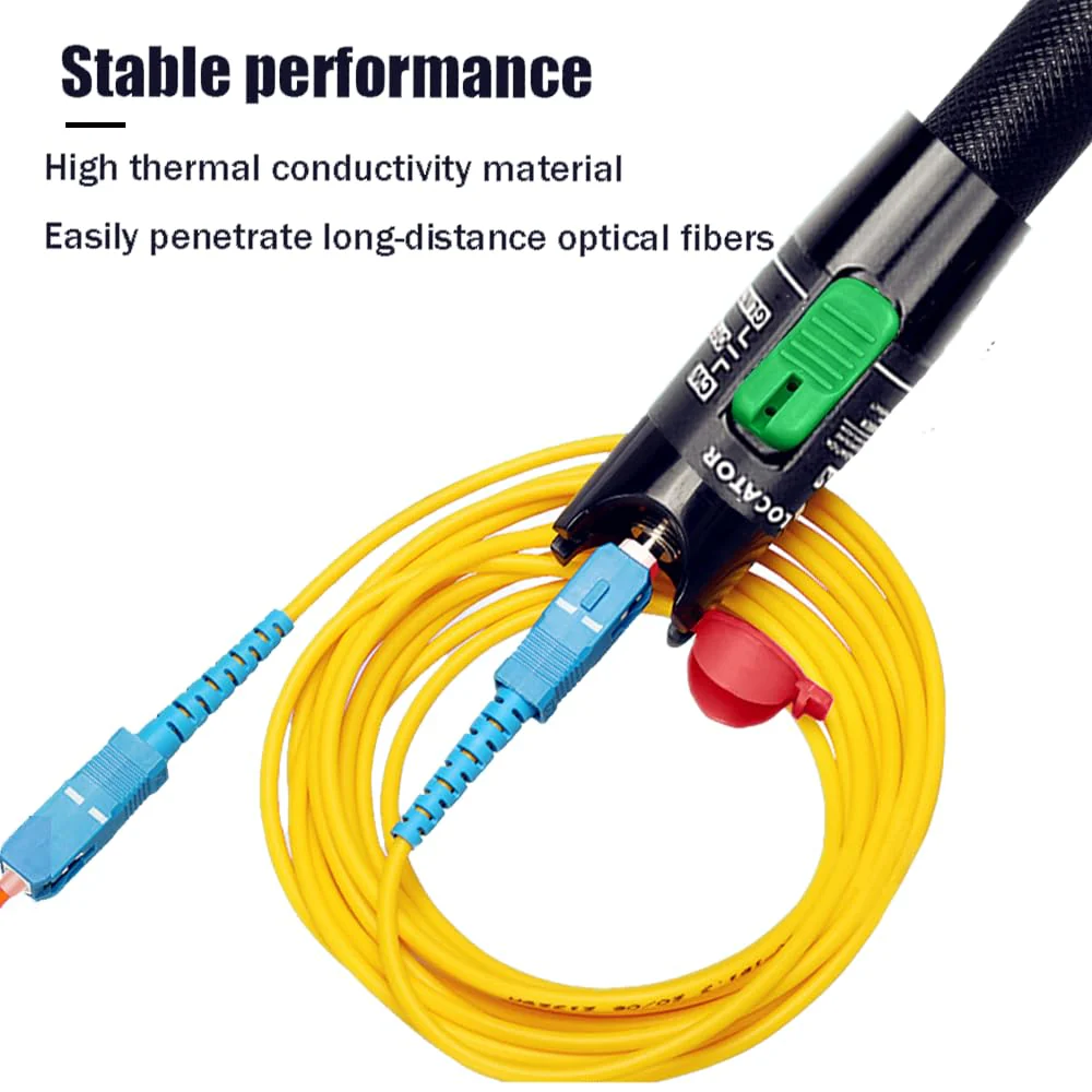 LIAYTRSS Visual Fault Finder 30mW 30km FTTH Fiber Optic Tester Fiber Optic Pen with 2.5mm Standard Interface for Fiber Interface SC/FC/ST (Pack of 1) 1PCS - Image 5