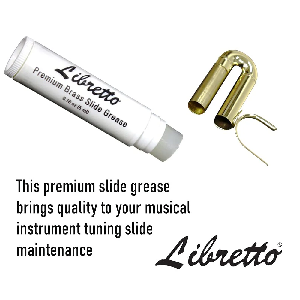 Libretto Premium Brass Slide Grease Stick, 0.16 oz (5 ml), Odorless & Pure, Great Materials from Japan, 100% Special-blended Formula, Thick & Sticky, Best to Extend Life of Trumpet, French Horn & Tuba Slide Grease (1 pack) - Image 4