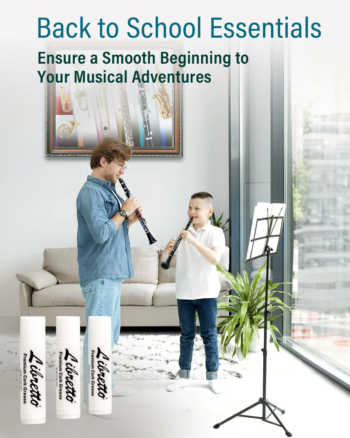Libretto Premium Cork Grease, Set of 3, Odorless, Smooth, for Woodwind Musical Instruments, clarinets, saxophones, bass clarinets, flutes, oboes, bassoons, 0.16 oz - Image 9