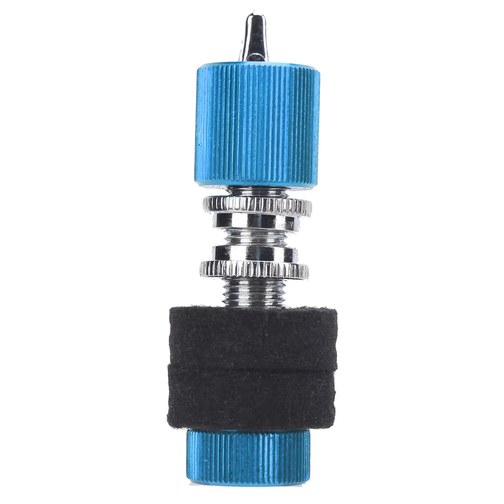 LiebeWH Hi‑Hat Clutch, Aluminum Alloy Jazz Drum Cymbal Rack Holder Instrument Playing Accessories with Self Locking Knob(blue) blue - Image 8