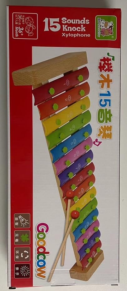 LIEKE Xylophone 15 Tones Glockenspiel Musical Instrument Gift - Image 10