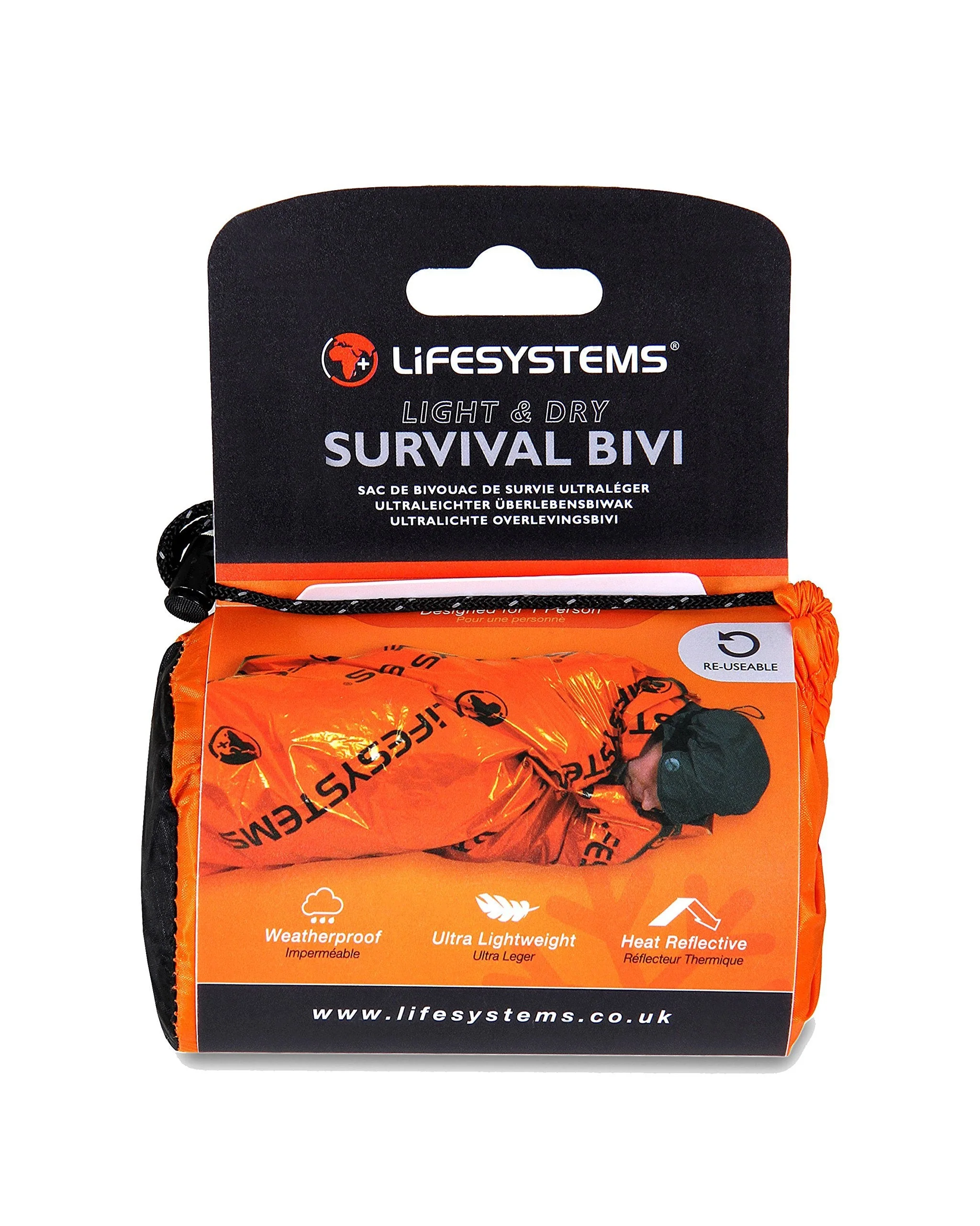 Lifesystems Heatshield Emergency Thermal Bag for Hiking, Mountaineering and Outdoor Survival Single - Image 4