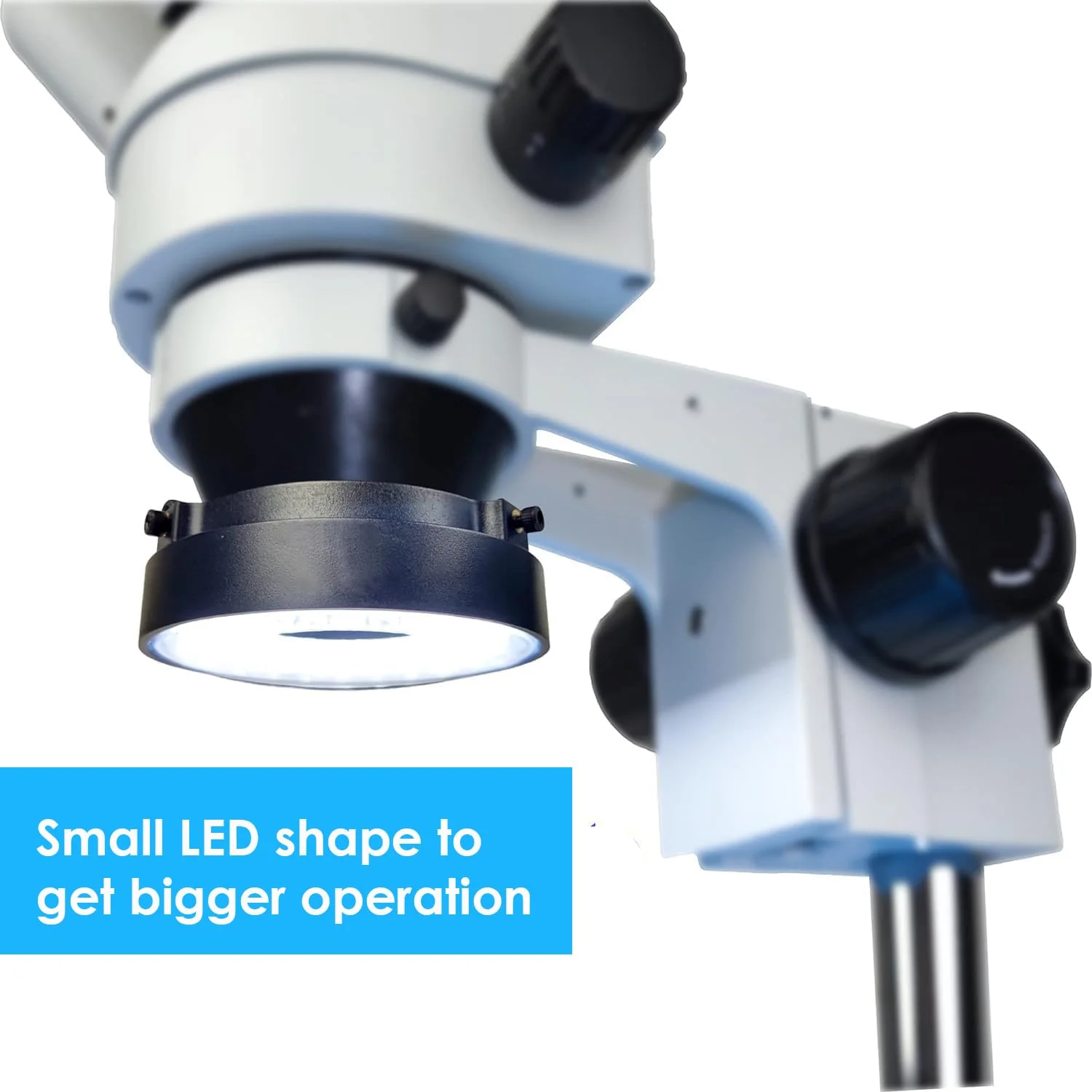 Light Microscope LED Ring Illuminator, USB Adjustable LED Ring Light for Industry Monocular Binocular Trinocular Stereo Microscope & Camera (CW WW 96 LED) - Image 5