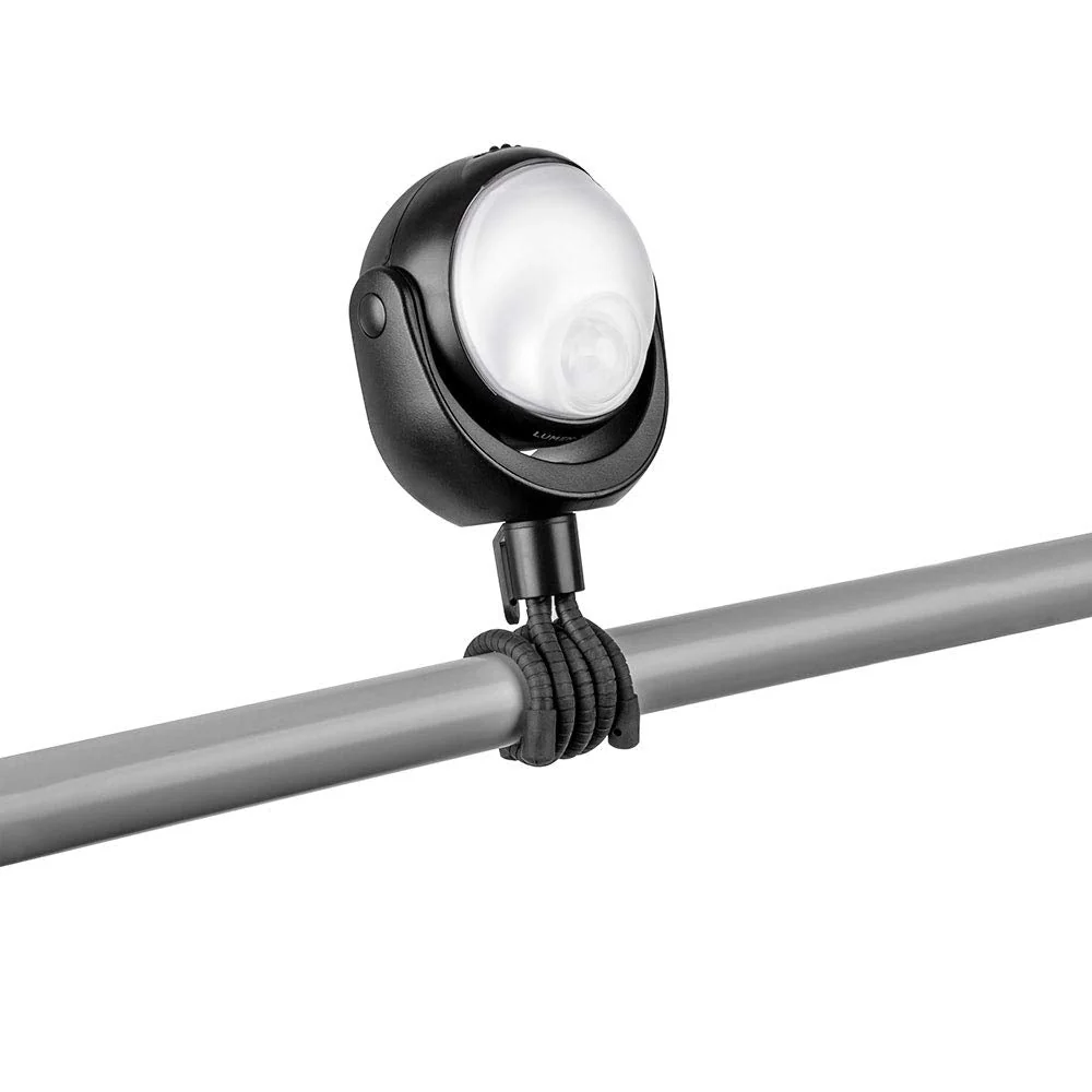 Limitless Innovations Lumenology Portable LED Motion Sensor Light Provides 148 Lumens with a 13 ft Detectable Range and Flexible Tripod Base with Magnetic Option – Indoor/Outdoor (Black) Black - Image 2